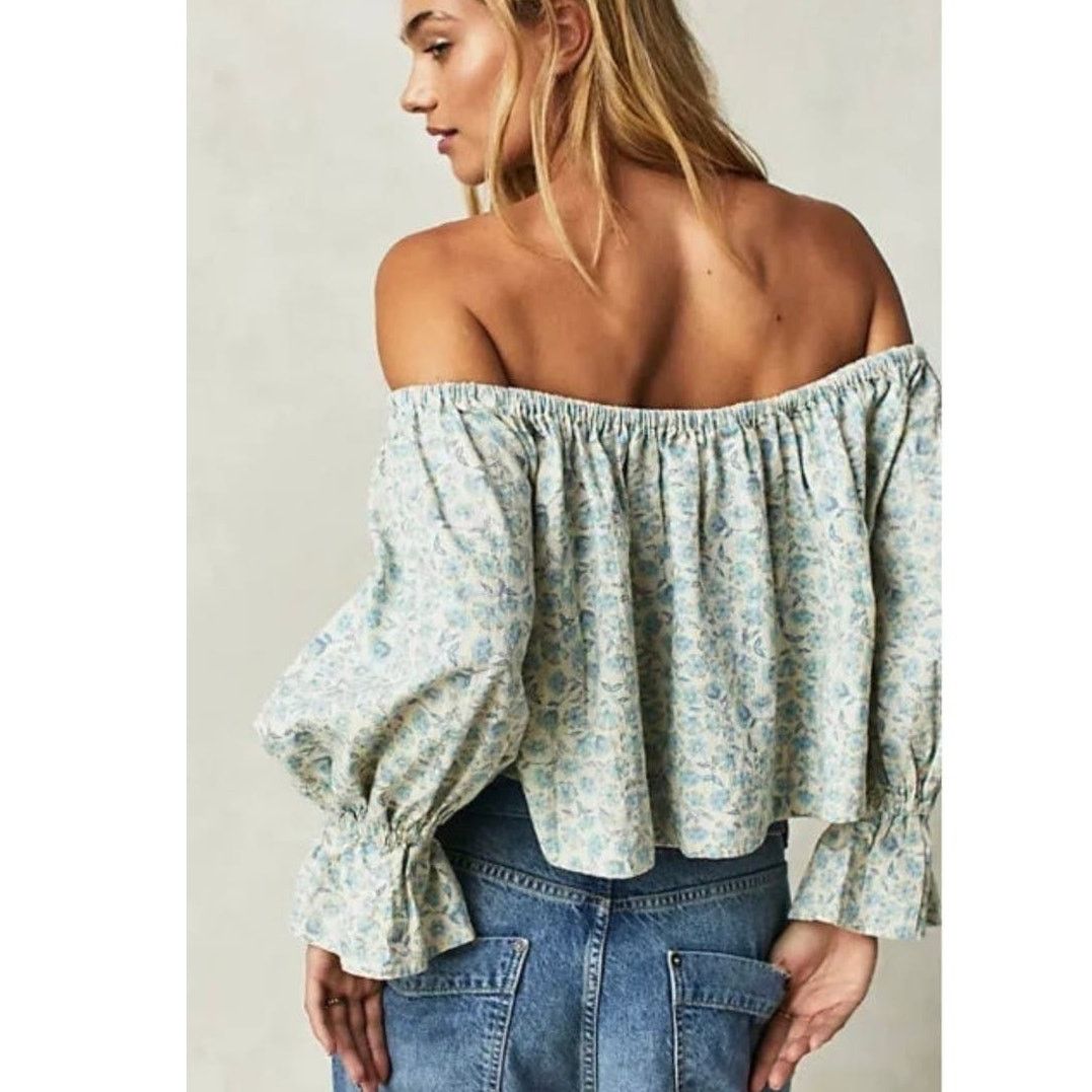Free People New Free People James Smock Top $128 X-SMALL 0/2 Floral Size XS / US 0-2 / IT 36-38 - 4 Thumbnail