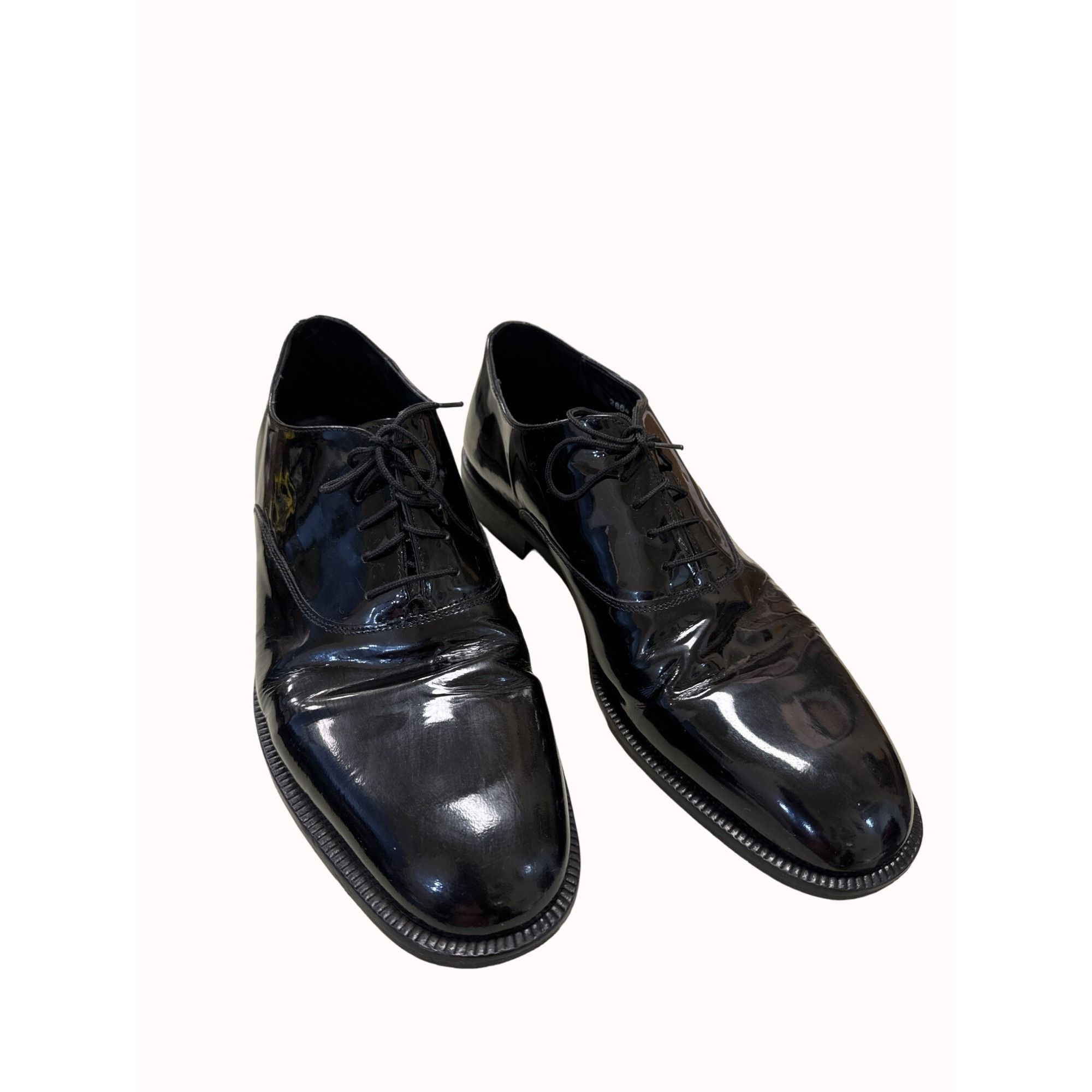 Stanley Blacker Stanley Blacker Couture men’s black leather patent tuxedo sh Size US 13 / EU 46 - 1 Thumbnail