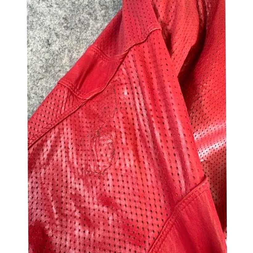 Pelle Pelle VINTAGE Pelle Pelle Marc Buchanan Leather Bomber Jacket Men 48 Red Zip Up Streetwear Ladies? Size US M / EU 48-50 / 2 - 6 Thumbnail