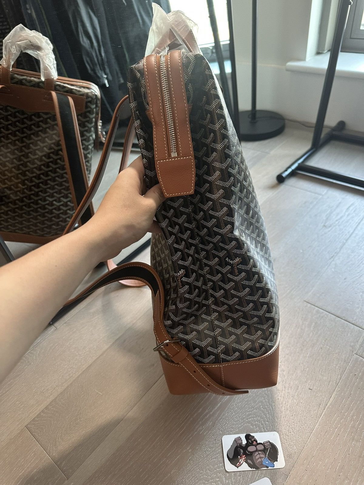Goyard Goyard Cisalpin Backpack Black/Tan Size ONE SIZE - 5 Thumbnail