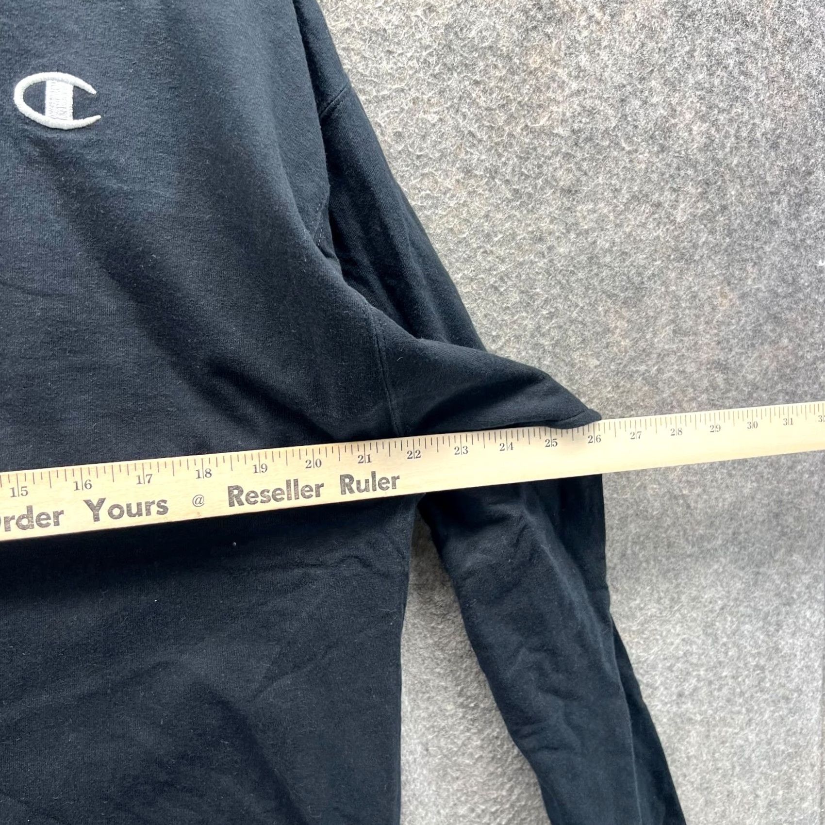 Champion VINTAGE Champion Shirt Mens XL Black Crewneck Pullover Fleece Logo All Seasons 90s Reg Size US XL / EU 56 / 4 - 5 Thumbnail