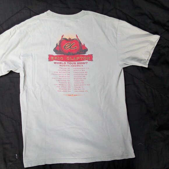 Band Tees × Vintage Vintage Eric Clapton World Tour 2006-07 T-Shirt Size US M / EU 48-50 / 2 - 5 Thumbnail