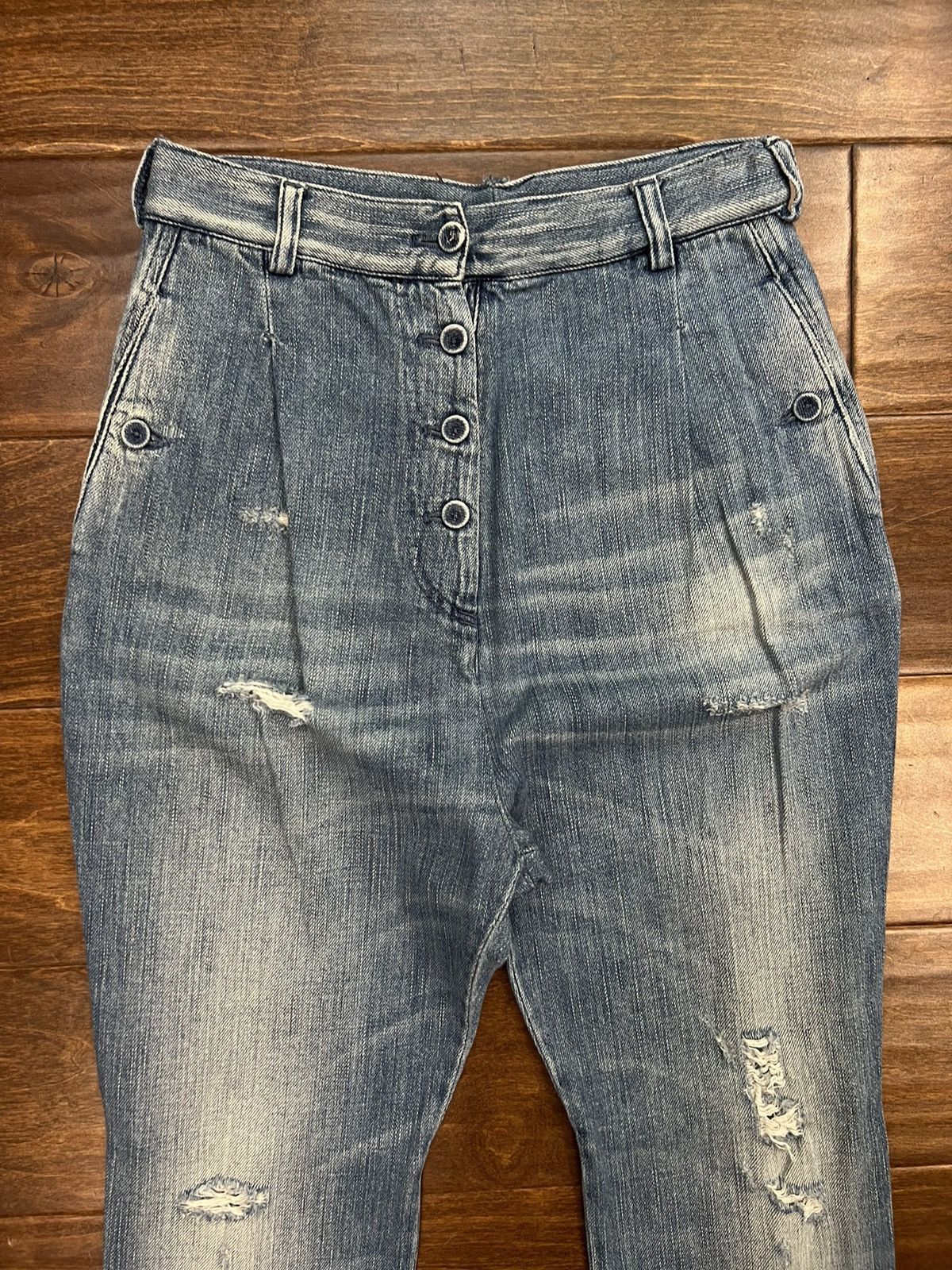 Other Mauro Grifoni Distressed Jeans Luxury Designer Streetwear Size 30" / US 8 / IT 44 - 4 Thumbnail