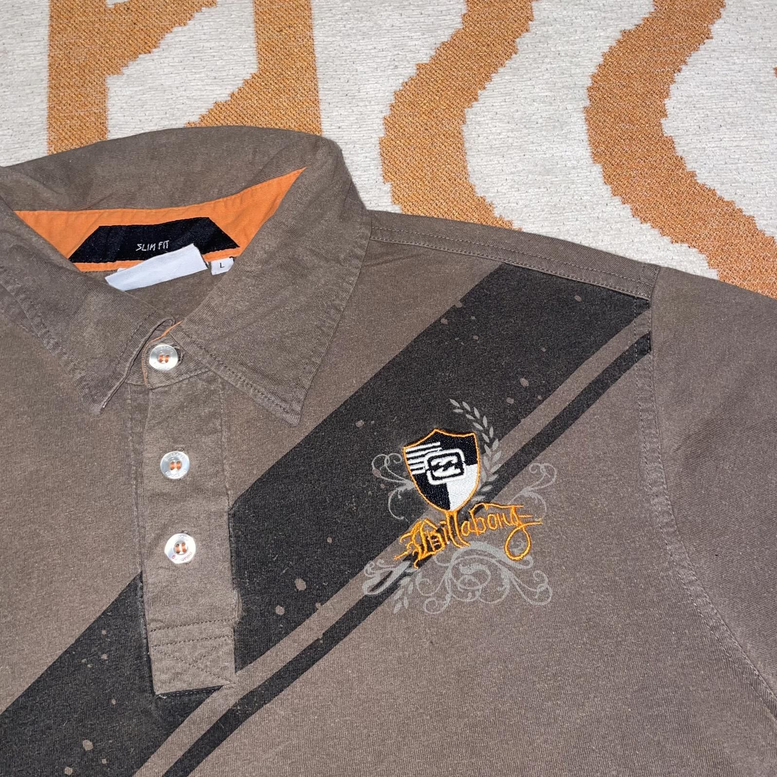 Billabong Billabong 00s Embroidered Polo Longsleeve L Size US L / EU 52-54 / 3 - 3 Thumbnail
