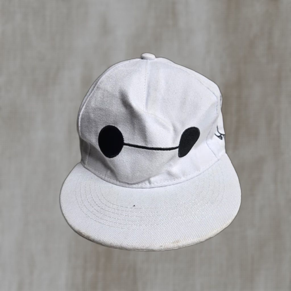 Disney Disney Hat Big Hero 6 Snapback Adult One Size White Twill adjustable Cap Boys Mens Unisex Adults casual Sports Theme Size ONE SIZE - 1 Thumbnail