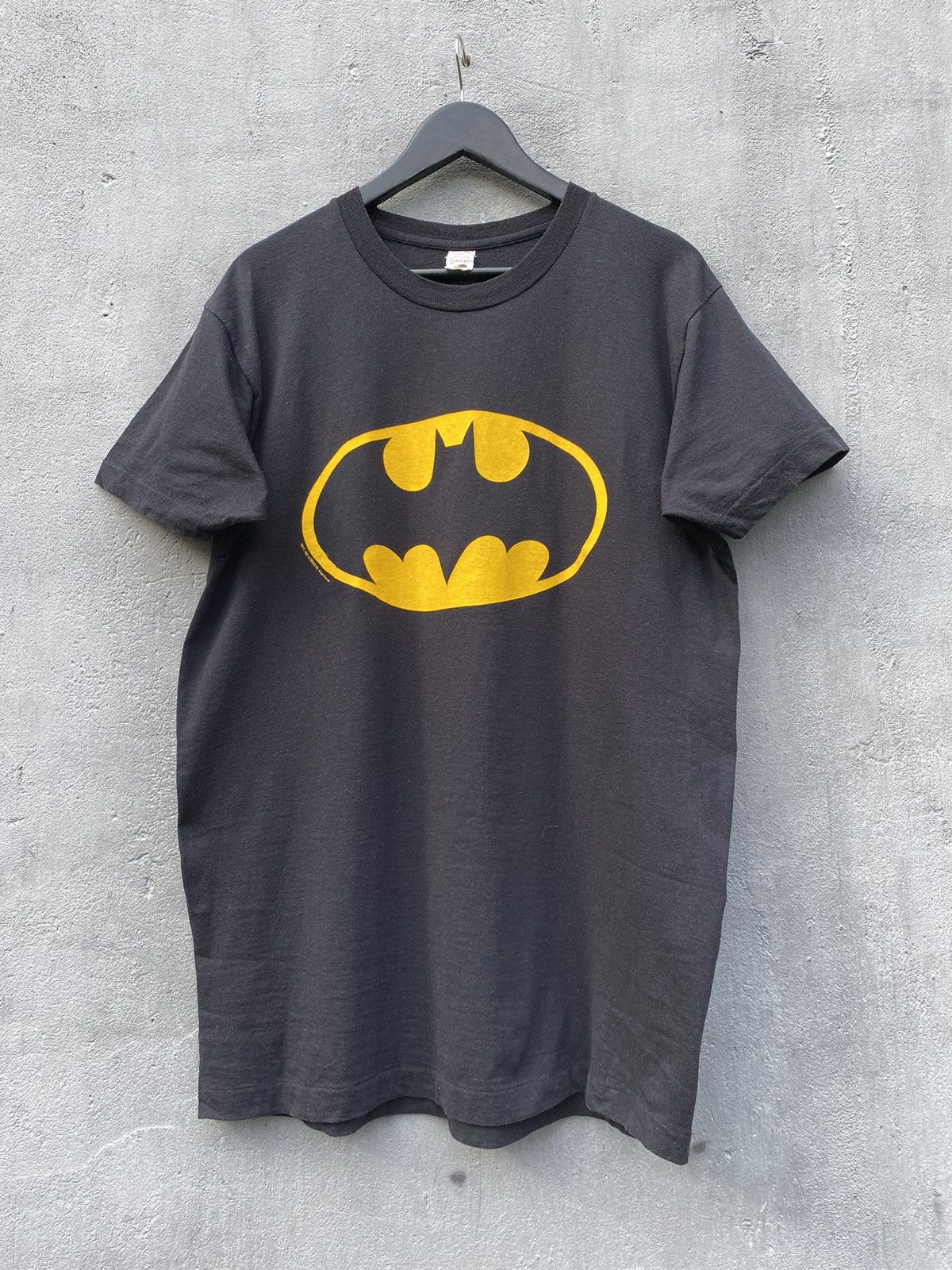DC Comics Vintage 1986 BATMAN Promo Logo TEE T Shirt Licenced Size US L / EU 52-54 / 3 - 1 Thumbnail