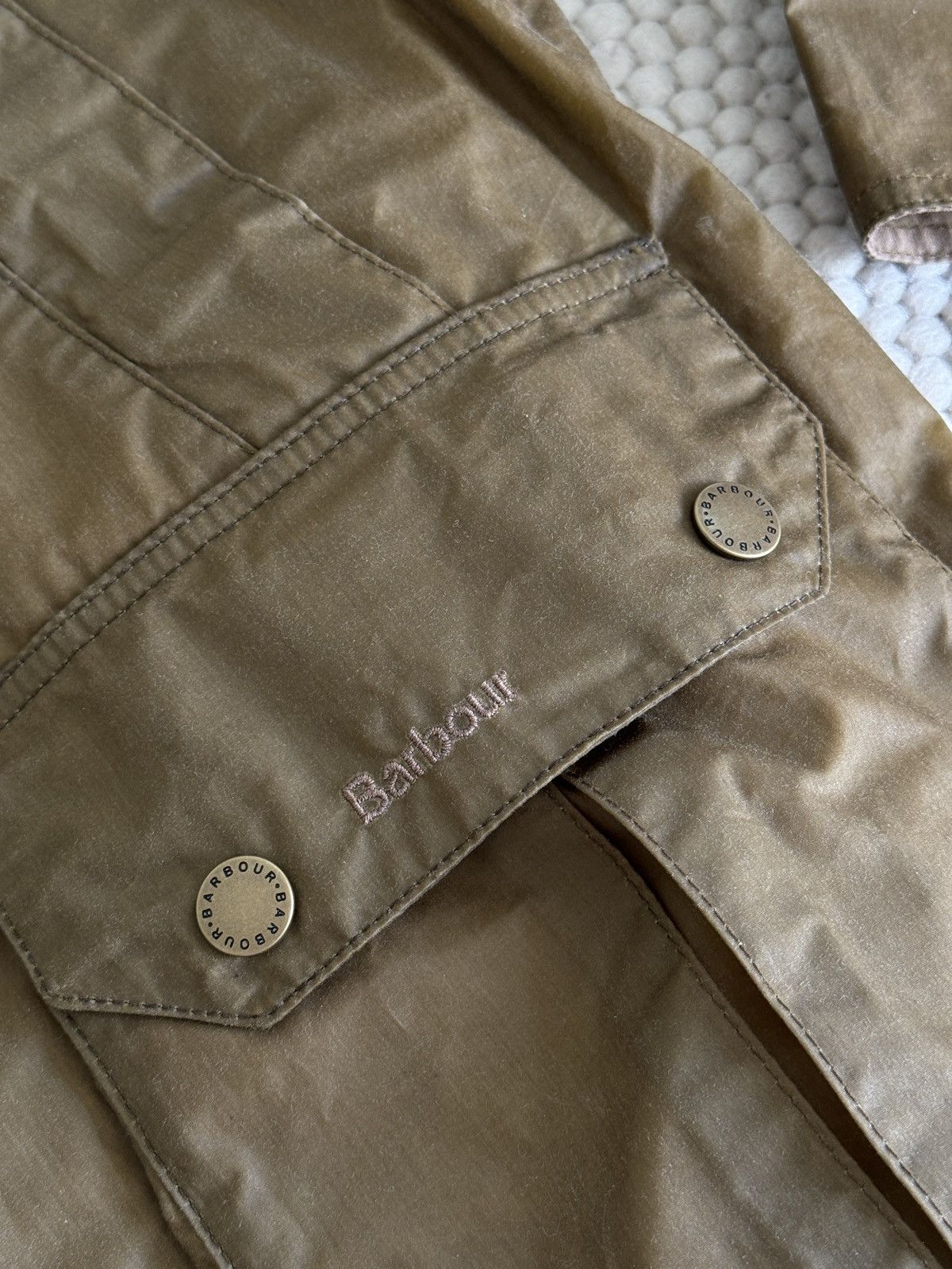 Barbour Barbour Deck Jacket waxed M sand beige hunter coat wax Size US M / EU 48-50 / 2 - 5 Thumbnail