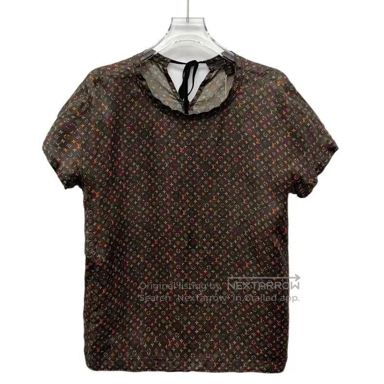 Louis Vuitton Louis Vuitton Dark brown logo presbyopic full print round Size XS / US 0-2 / IT 36-38 - 1 Thumbnail