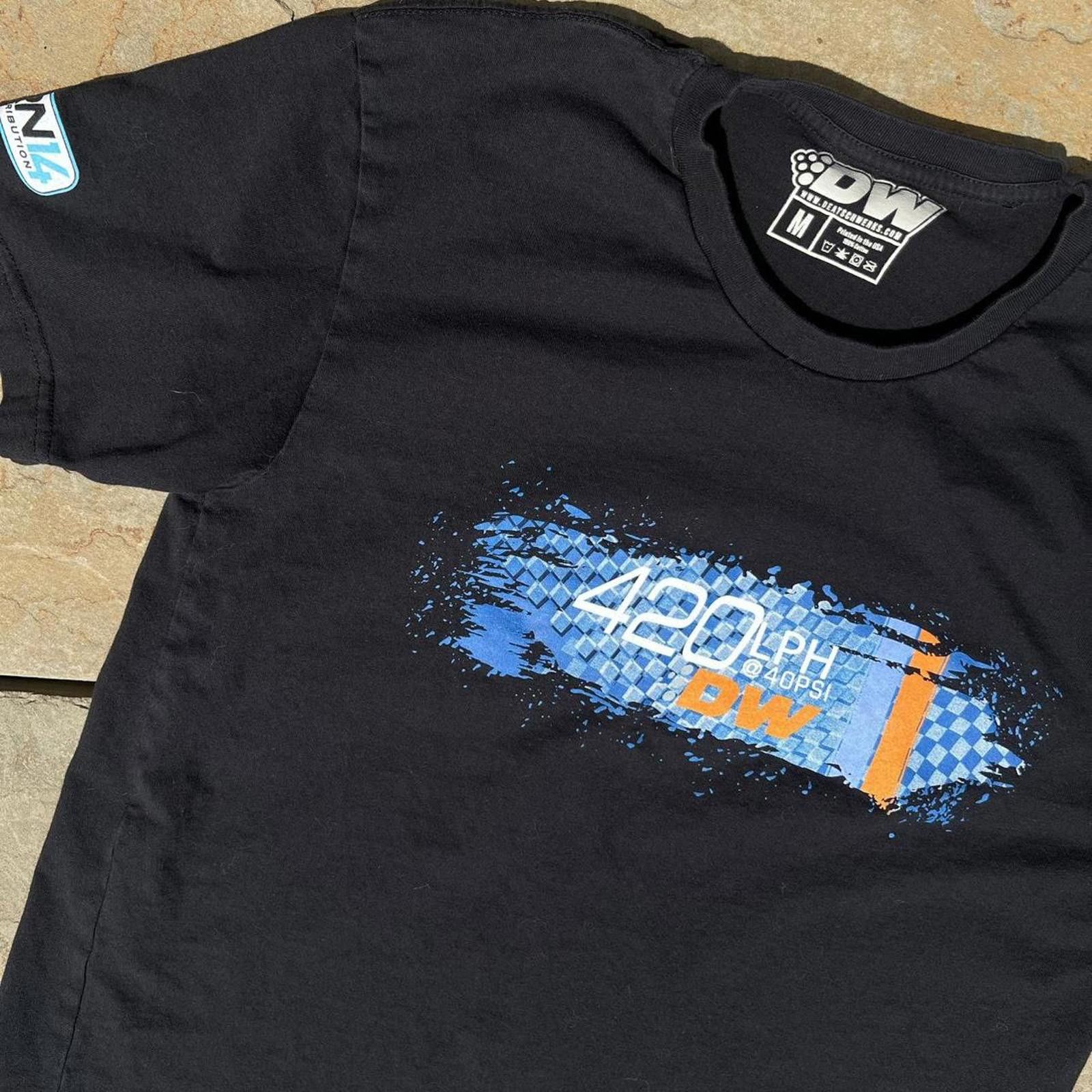 Other Deatschwerks Fuel Pumps 420 LPH Racing Black T-shirt Size US M / EU 48-50 / 2 - 2 Thumbnail