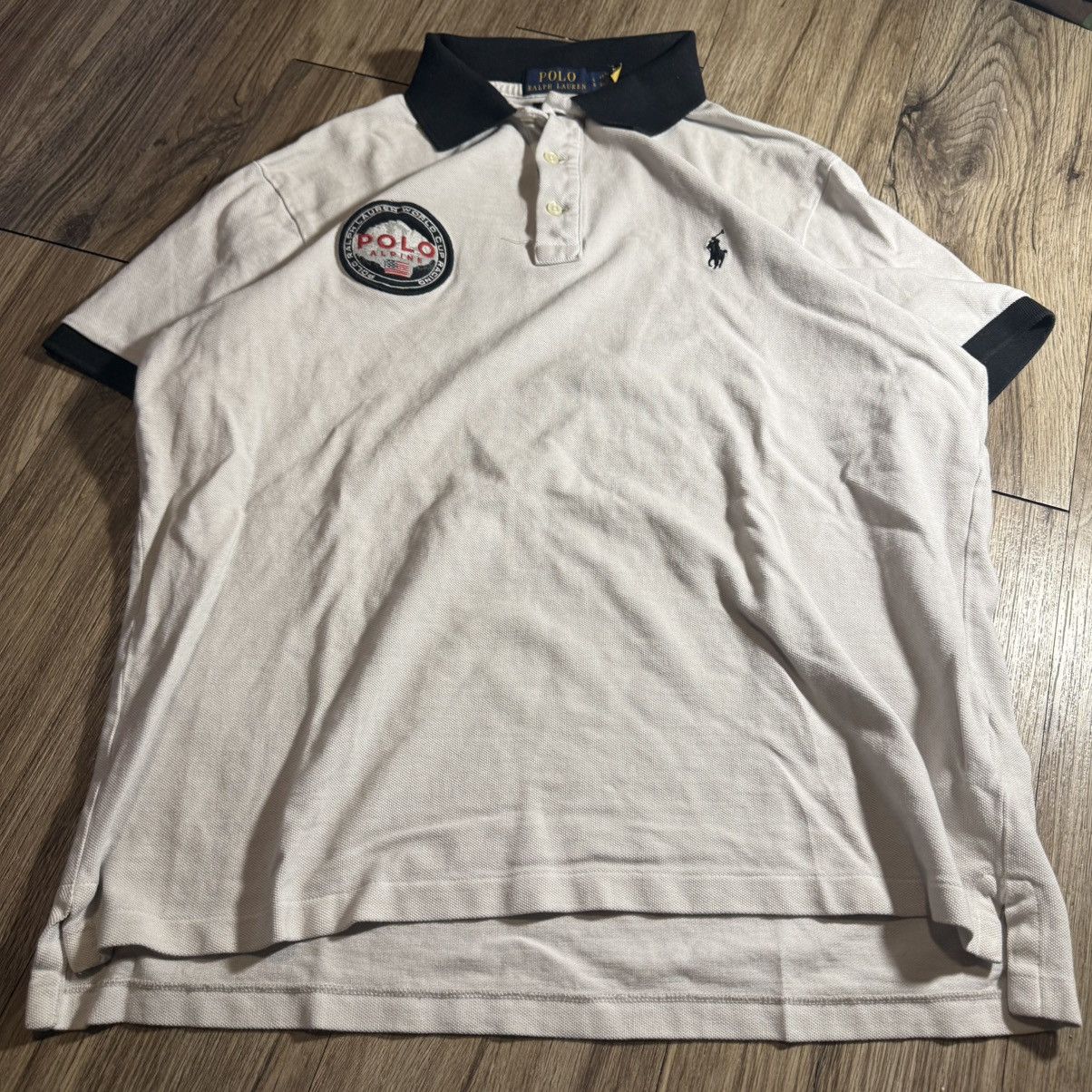 Polo Ralph Lauren Y2K/2000s Grunge Grey Chief Keef Style Polo Ralph Lauren! Size US L / EU 52-54 / 3 - 5 Thumbnail