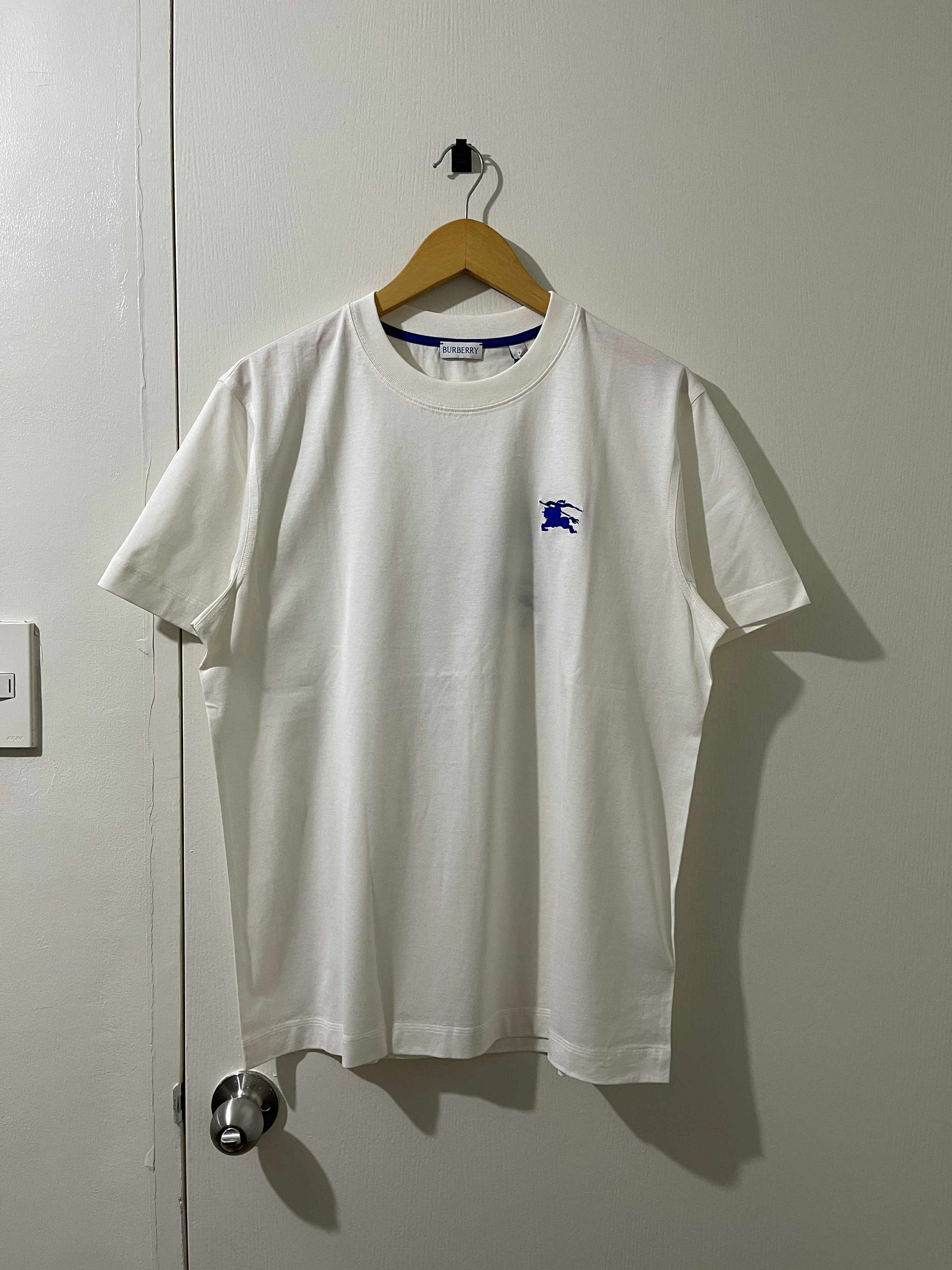 Burberry Burberry EKD-embroidered cotton T-shirt Size US L / EU 52-54 / 3 - 1 Thumbnail