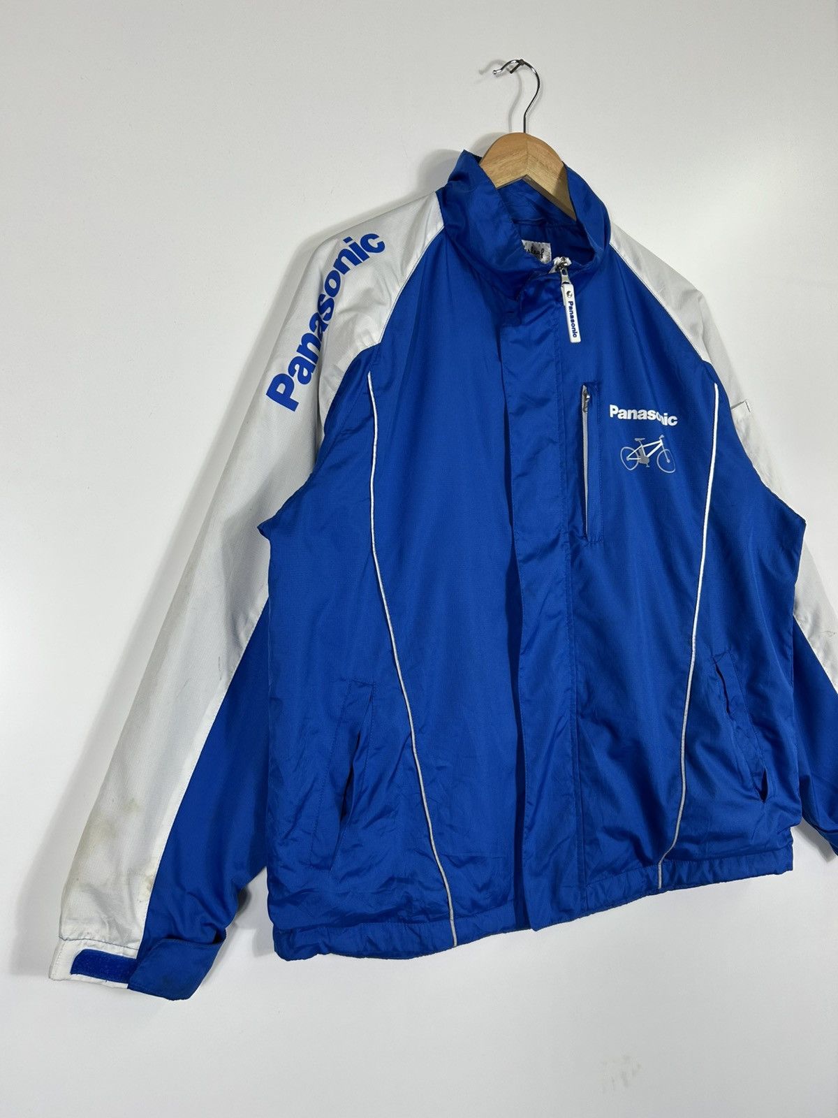 Japanese Brand 🔥Onward Panasonic Cycle Zipper Workout Jacket Size US L / EU 52-54 / 3 - 2 Thumbnail