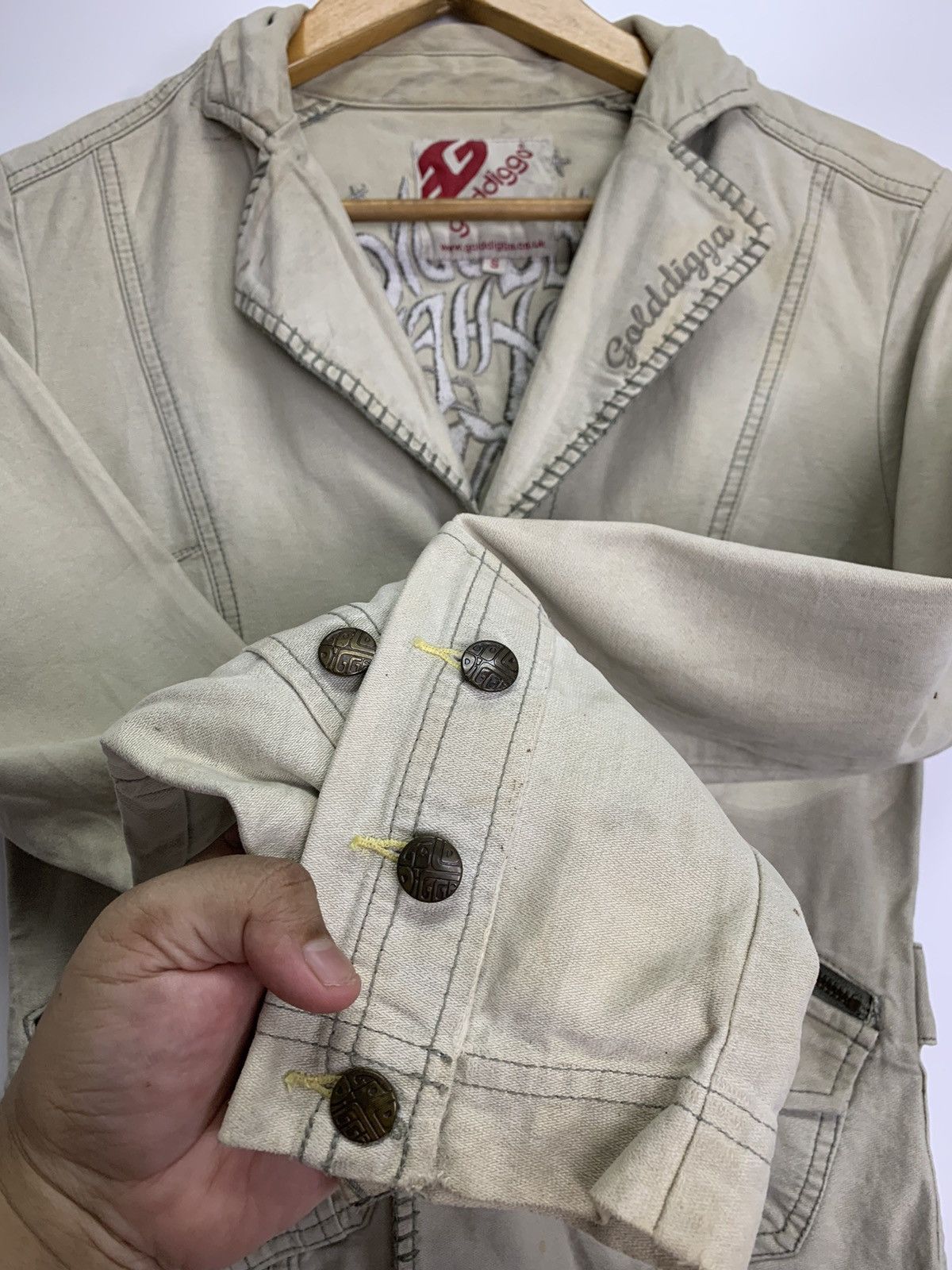 Japanese Brand × Vintage Golddigga cotton jacket Size US S / EU 44-46 / 1 - 10 Thumbnail