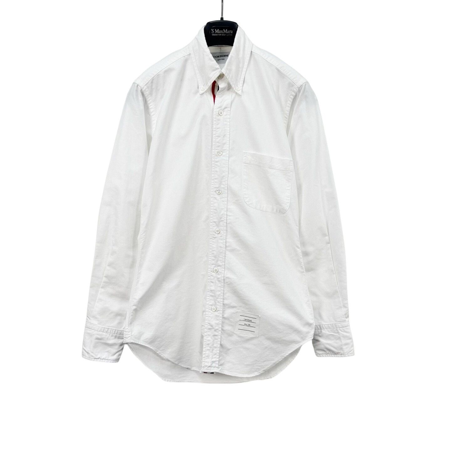 Thom Browne Thom Browne Oxford Grosgrain Placket Shirt Size 0 Size US XS / EU 42 / 0 - 1 Thumbnail