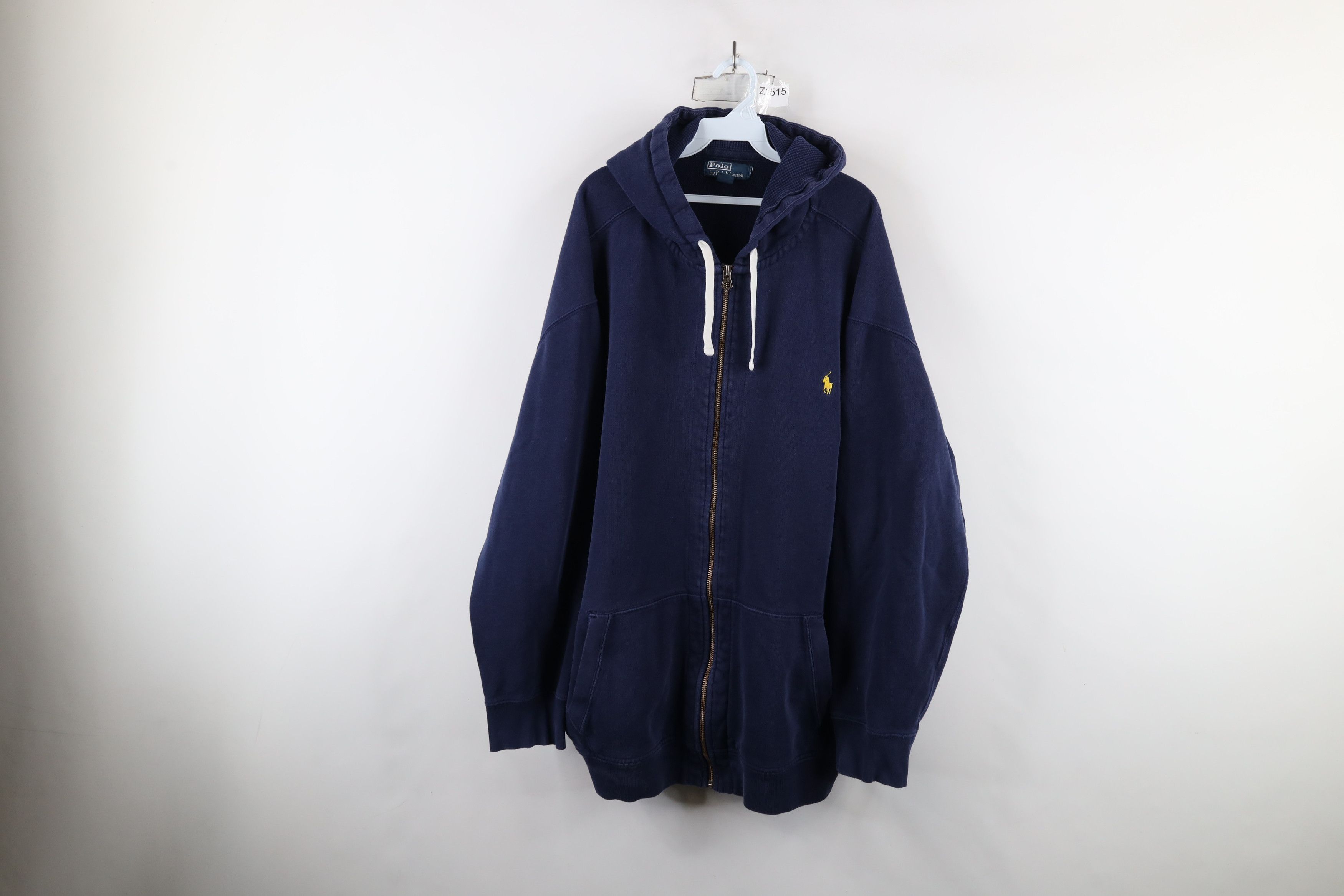 Ralph Lauren × Vintage Vintage 90s Ralph Lauren Heavyweight Zip Hoodie Sweatshirt Size US XXL / EU 58 / 5 - 1 Thumbnail