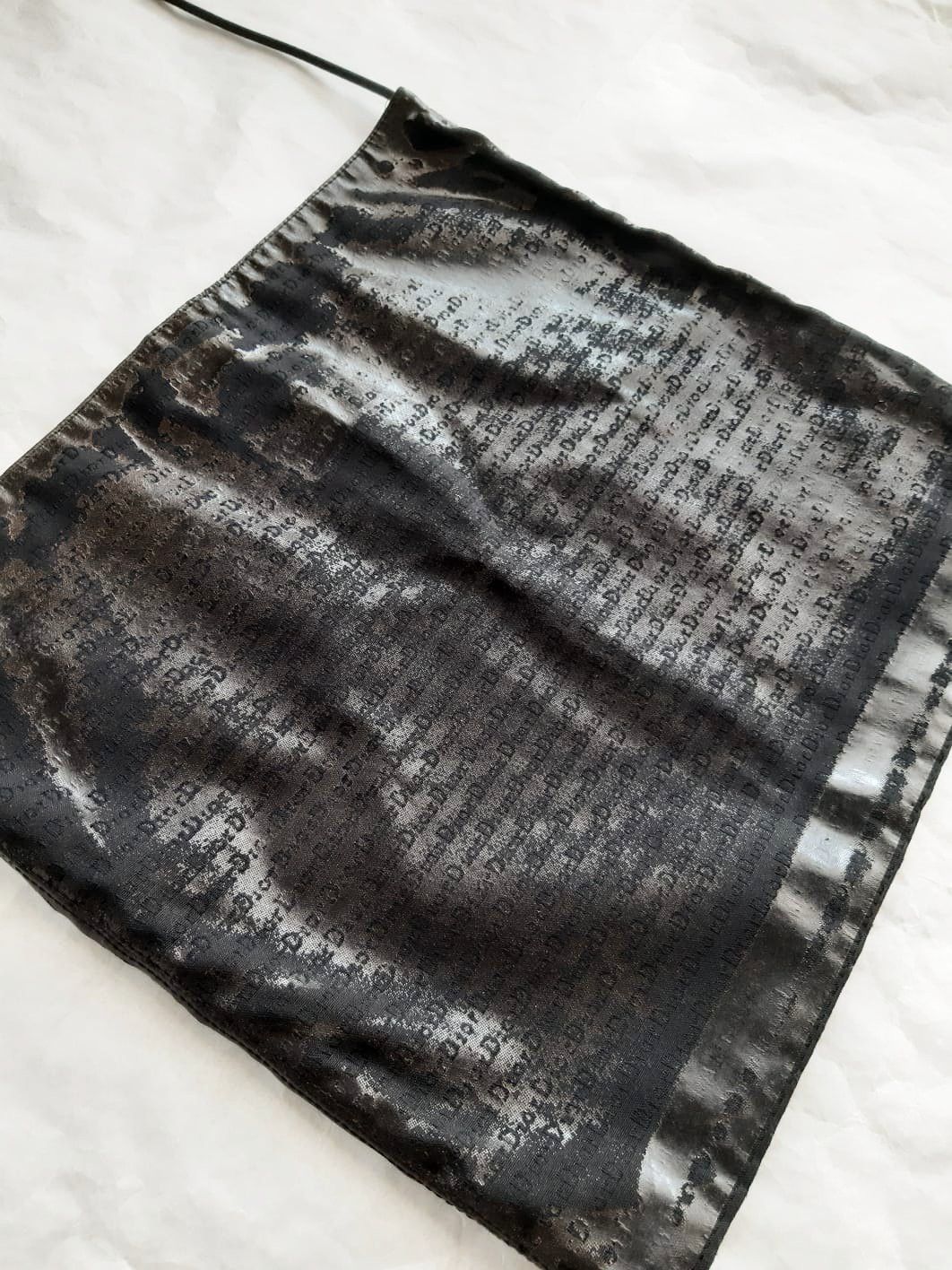 Dior × Hedi Slimane Dior Homme FW03 "Luster" Waxed Monogram Canvas Tote Bag Size ONE SIZE - 1 Thumbnail
