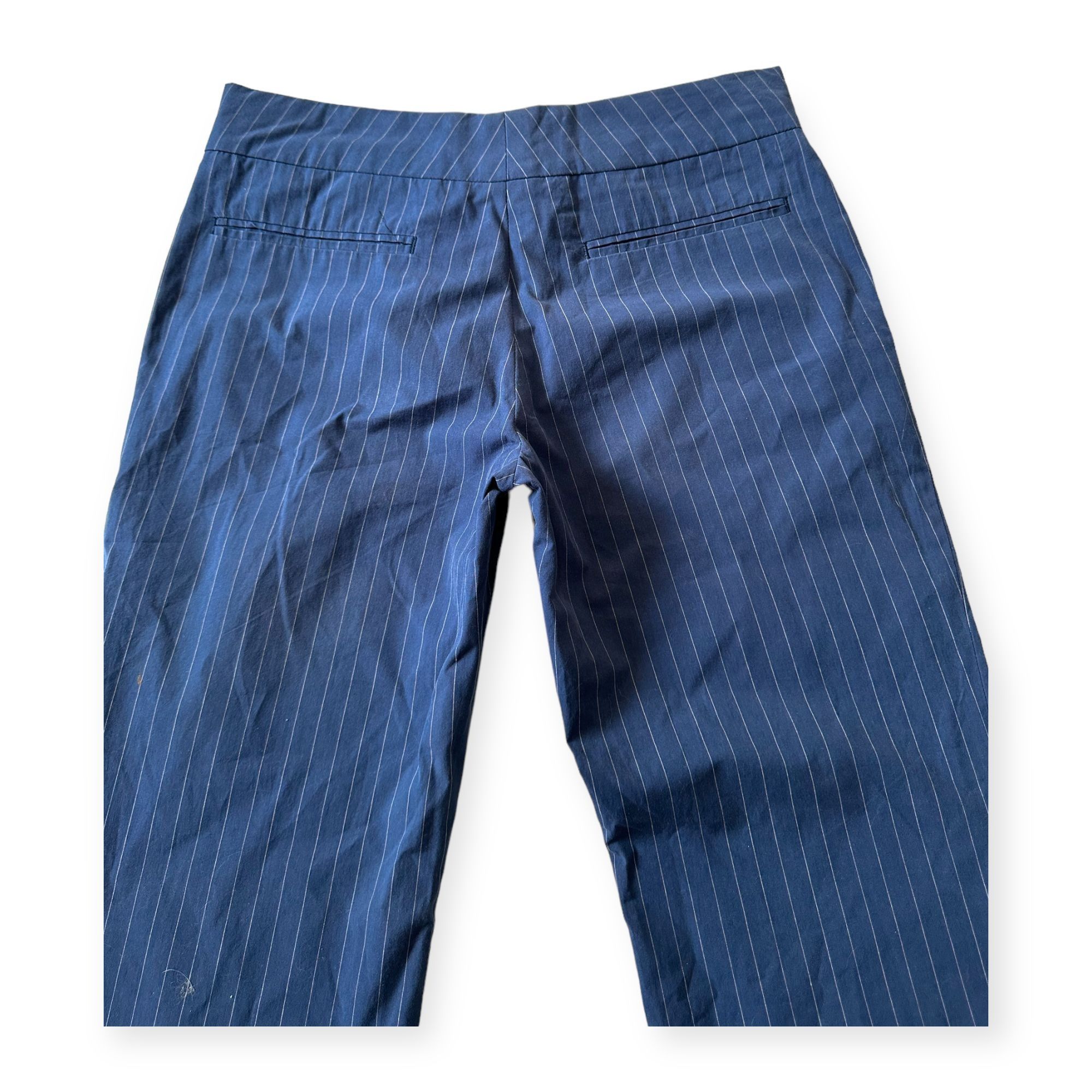 Marni Marni Pinstripe Cotton Trouser, Cropped leg, Button Fly, Siz Size 26" / US 2 / IT 38 - 10 Thumbnail
