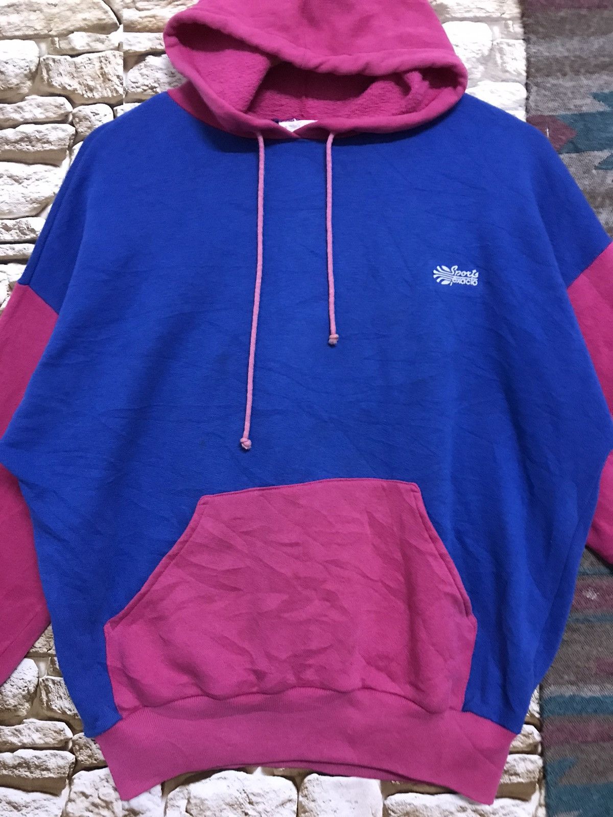 Vintage Vintage Hodie Two Tone Sport Exacio Size US M / EU 48-50 / 2 - 3 Thumbnail