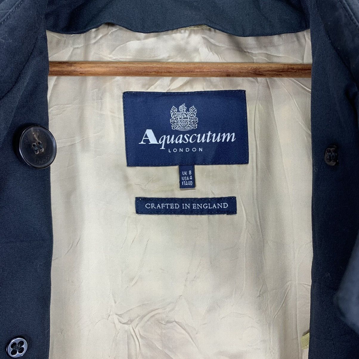 Aquascutum VINTAGE AQUASCUTUM TRENCH COAT WOMEN Size S / US 4 / IT 40 - 8 Thumbnail