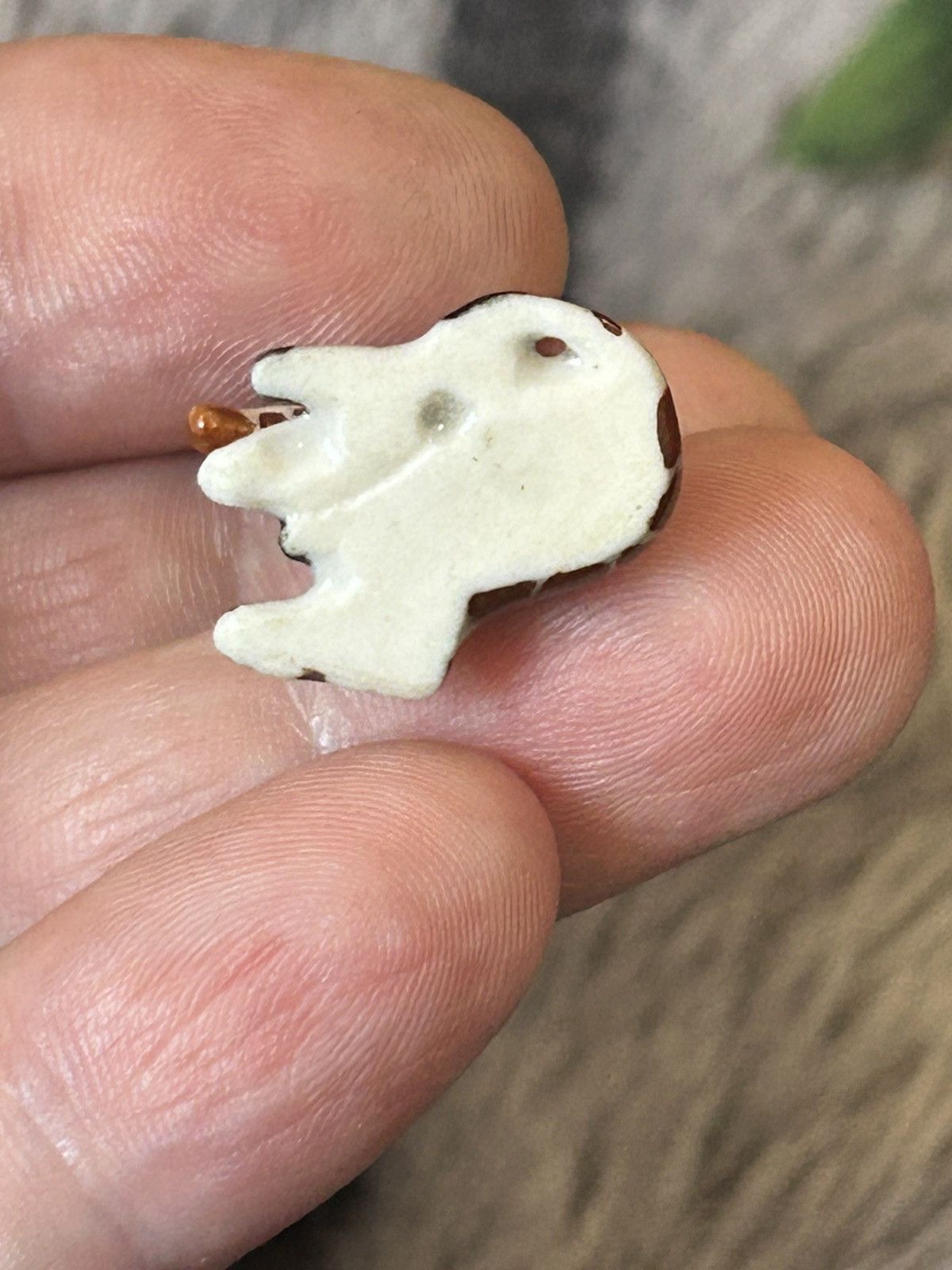 Handmade Handcrafted vintage porcelain giraffe pendant necklace Size ONE SIZE - 7 Thumbnail