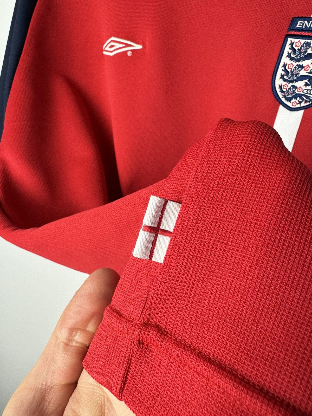 Umbro England 00s Training Football Shirt Soccer Jersey Umbro Size US XL / EU 56 / 4 - 5 Thumbnail