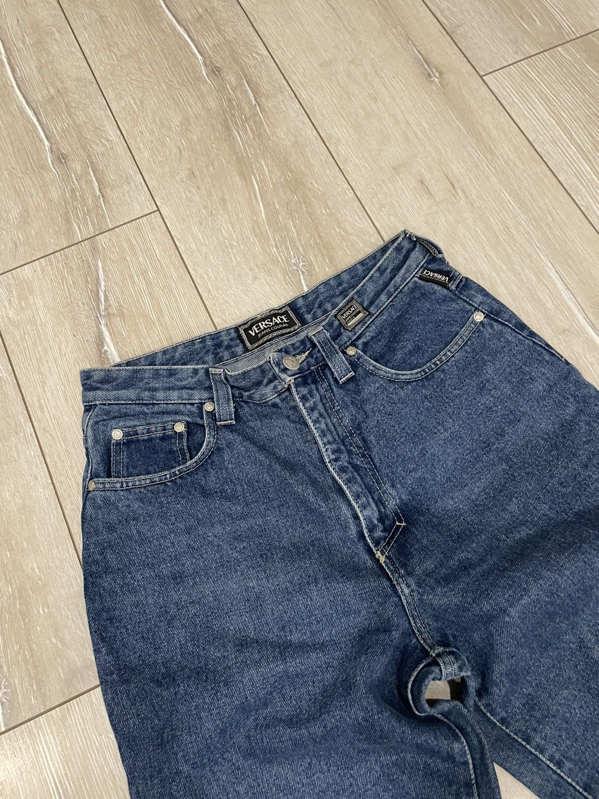 Versace Jeans Couture Vintage 90s Versace Jeans Couture Denim size 31 Size US 31 - 3 Thumbnail