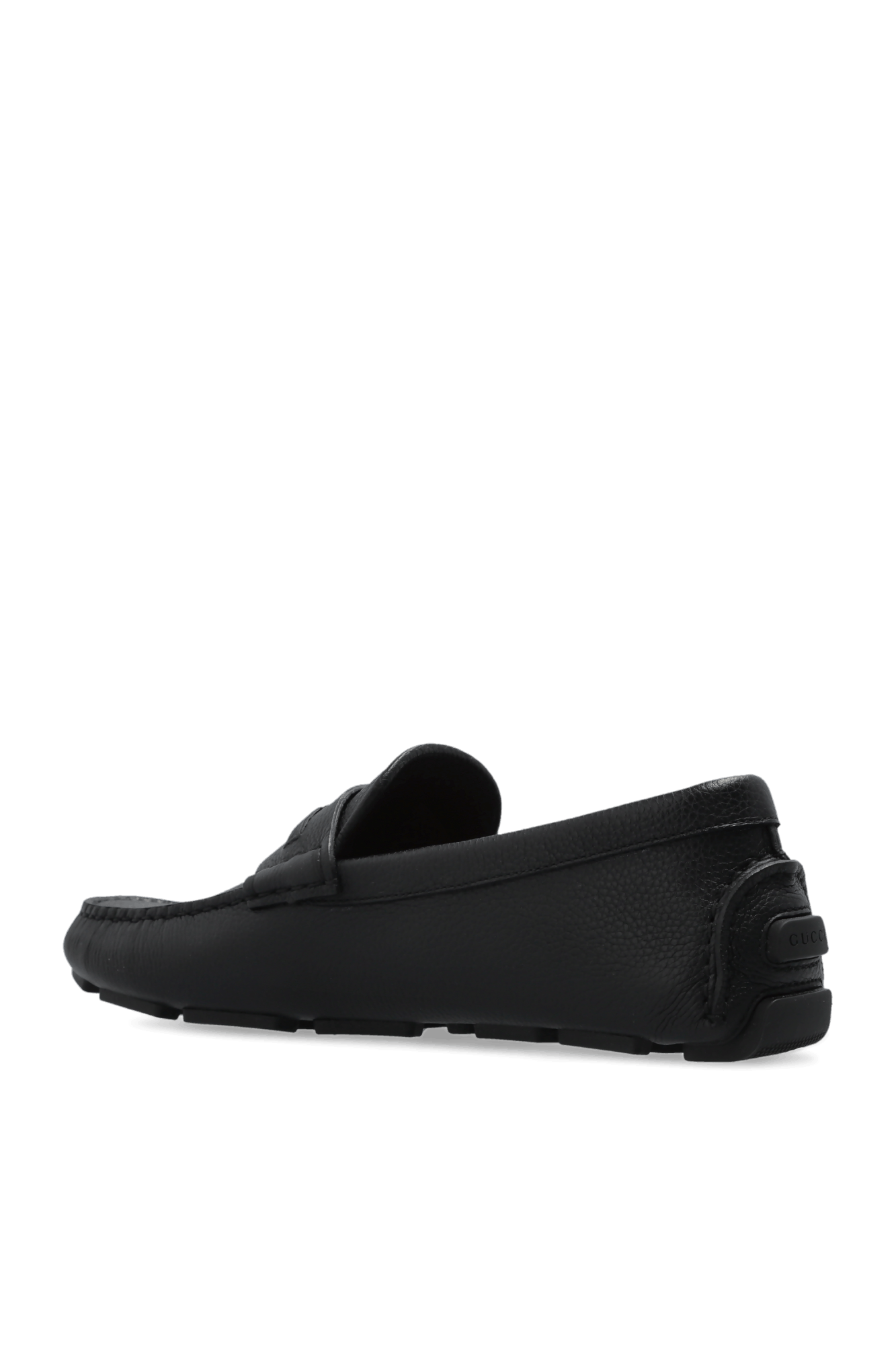 Gucci o1loc1c0426 820658 Men's Driver Loafers Shoes in Black Size US 9.5 / EU 42-43 - 4 Thumbnail