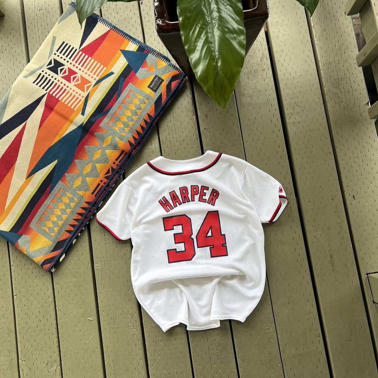 MLB MLB Washington Nationals Baseball Jersey Away White Size xs Size US XS / EU 42 / 0 - 3 Thumbnail
