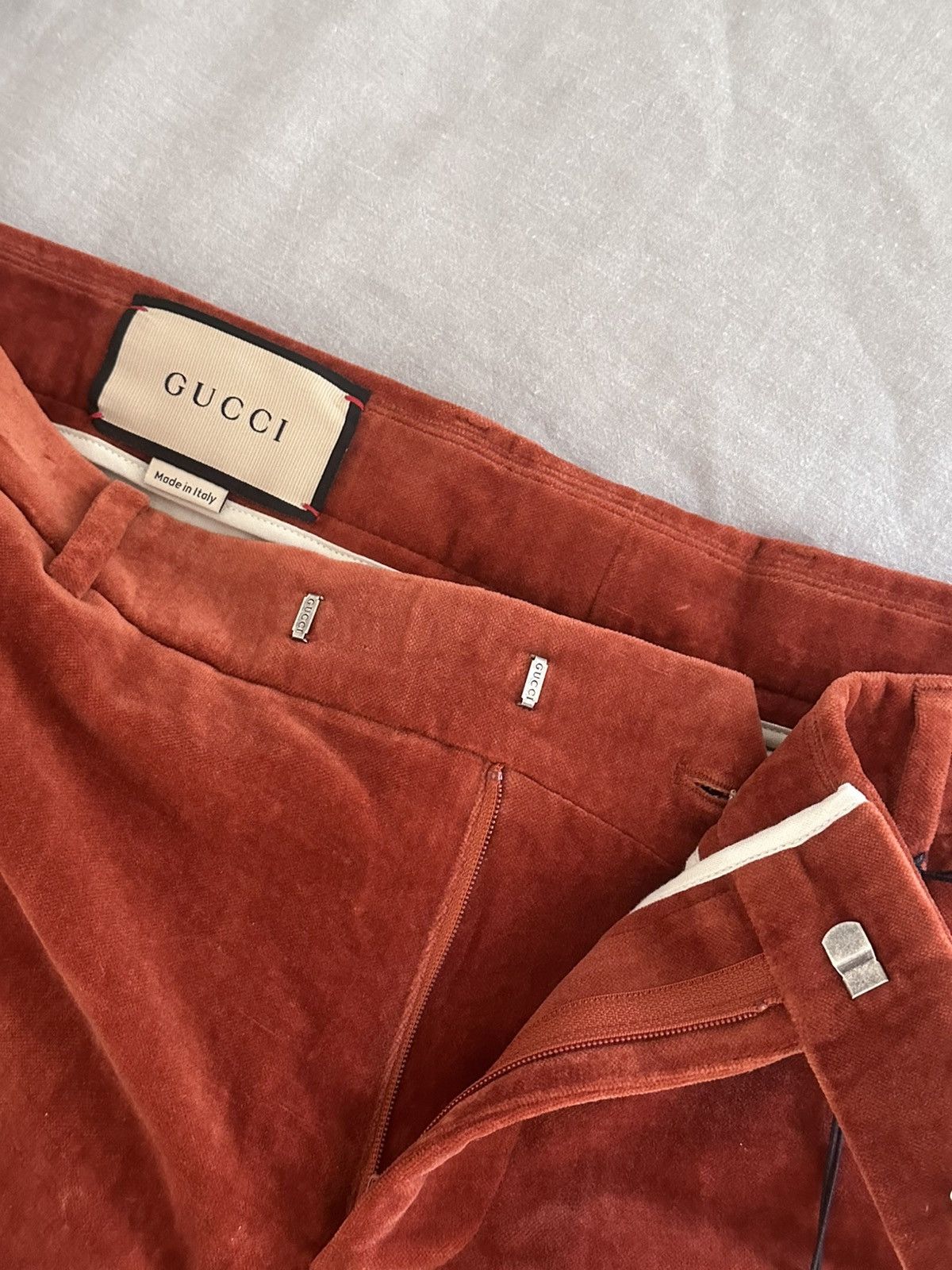 Gucci Gucci flared velvet pants Size US 32 / EU 48 - 3 Thumbnail