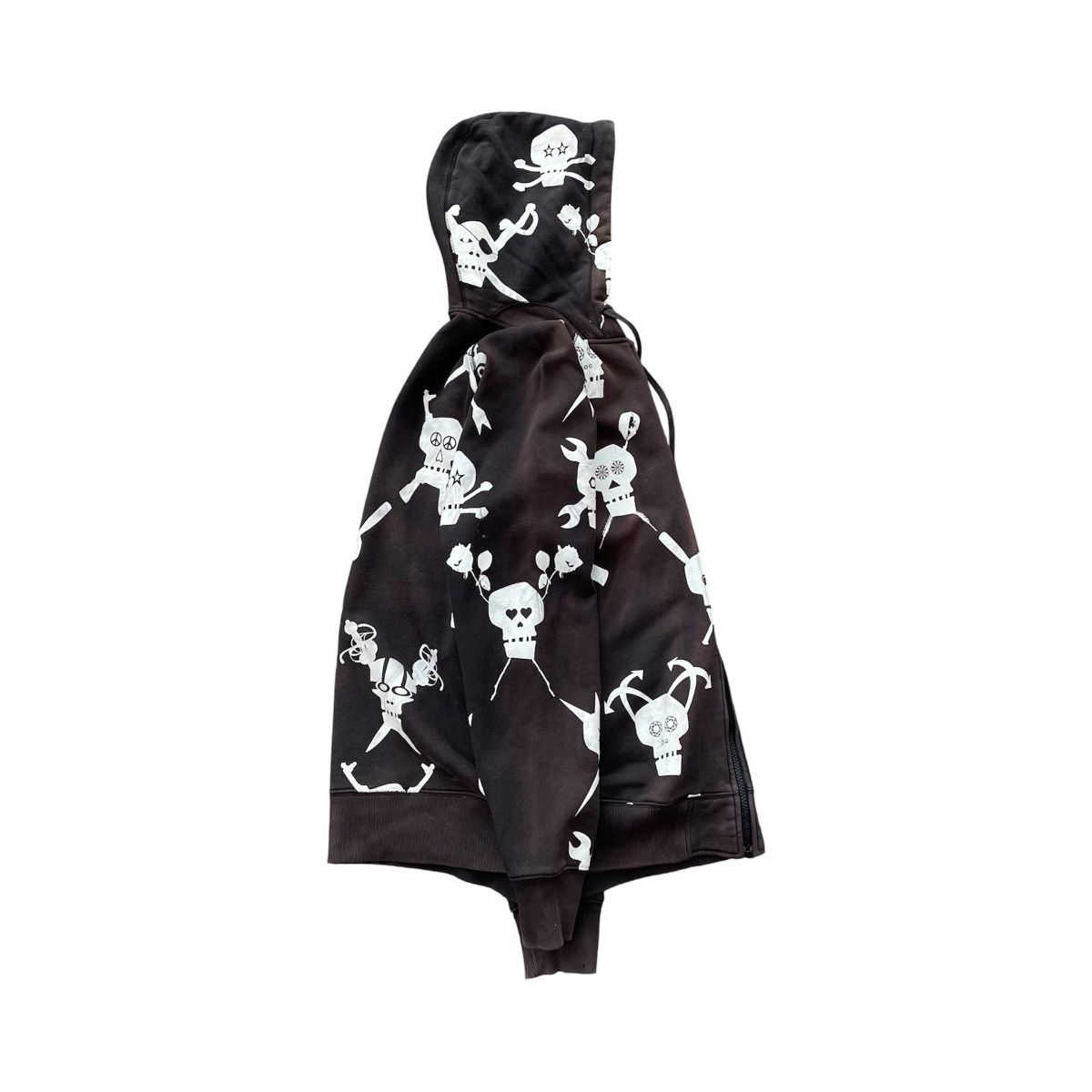 Stussy Vintage Stussy x Futura Skullicon Zip Up Hoodie Size US L / EU 52-54 / 3 - 6 Thumbnail