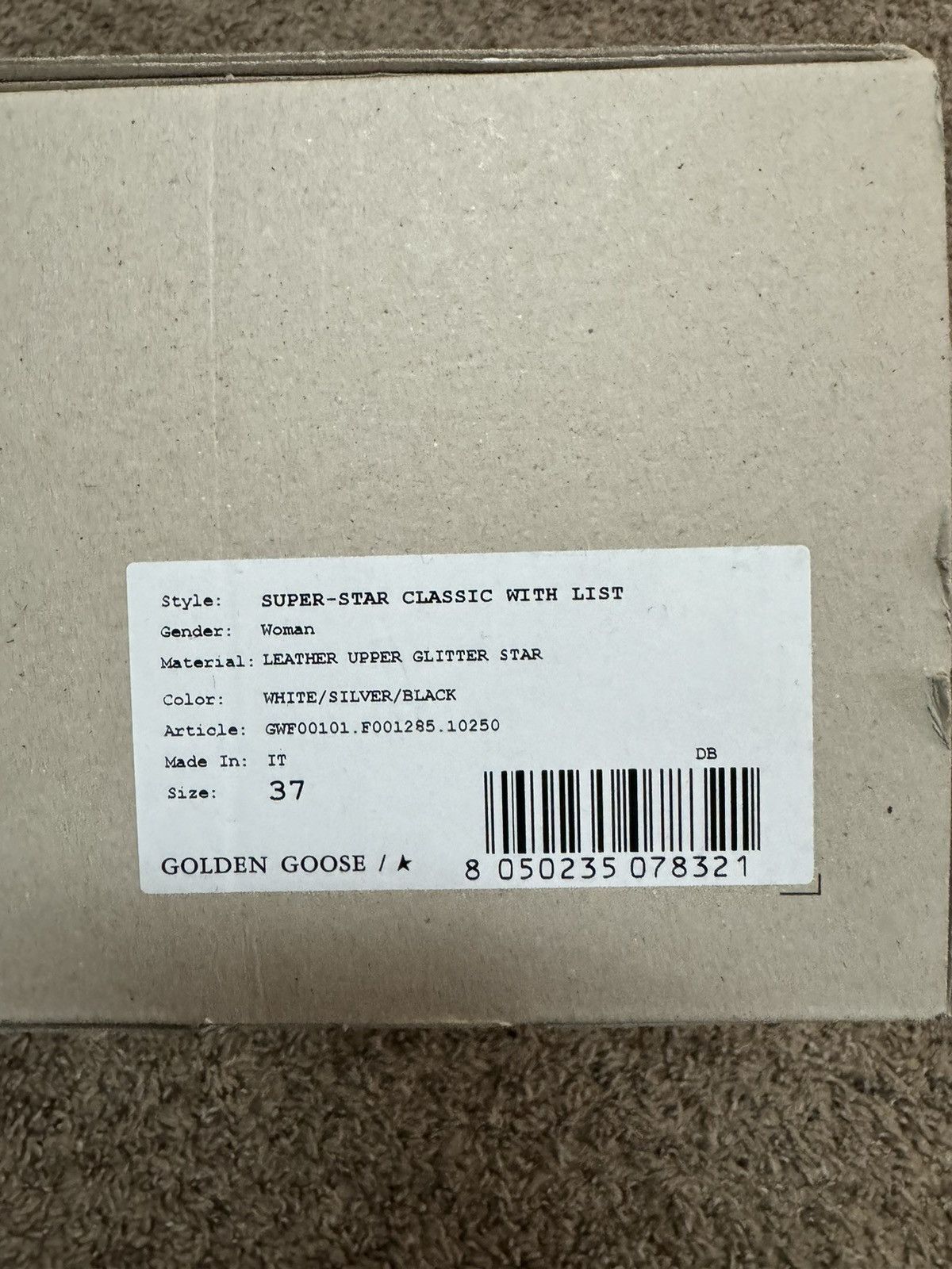 Golden Goose GOLDEN GOOSE SUPER-STAR CLASSIC GLITTER SZ.7 Size US 7 / IT 37 - 7 Thumbnail