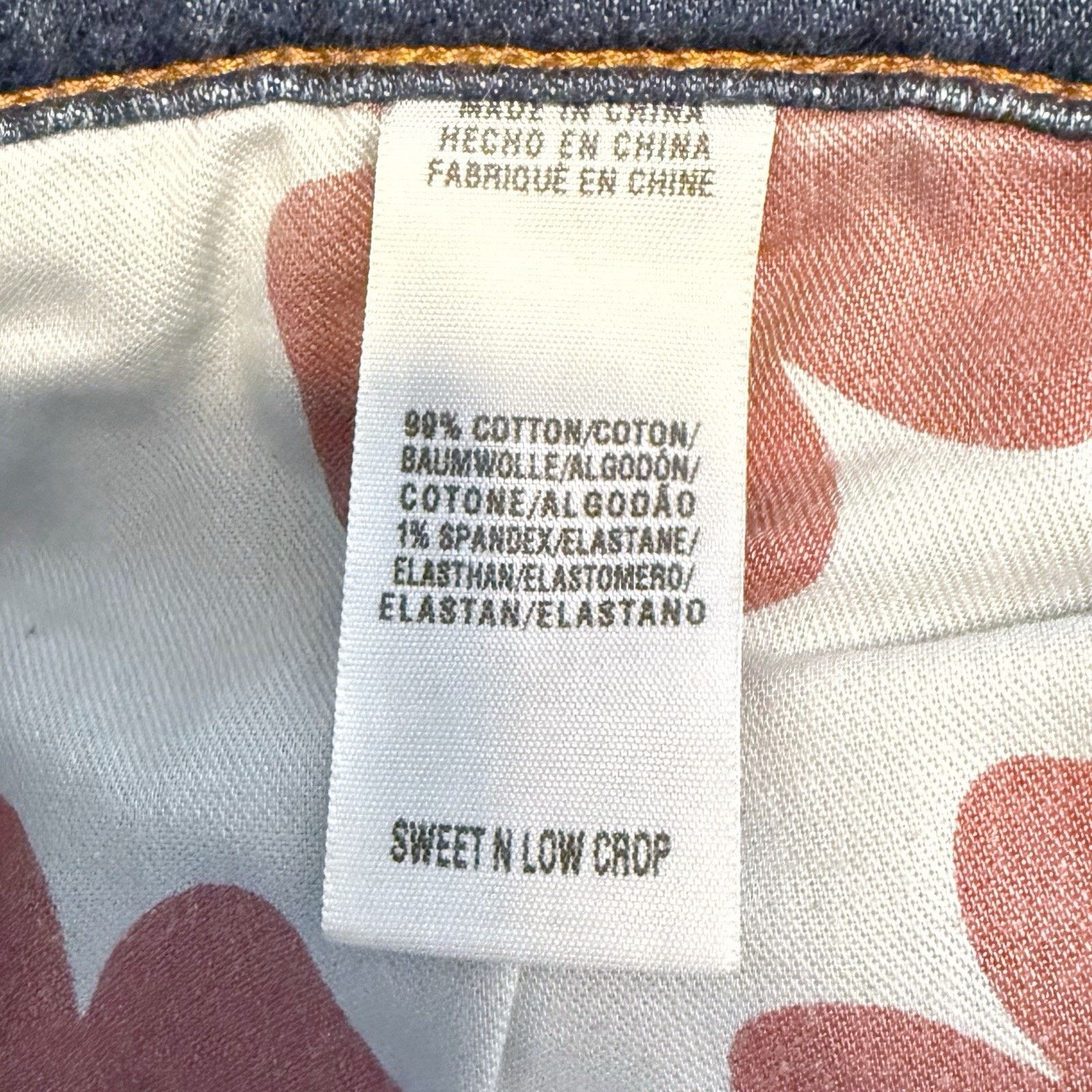 Lucky Brand Lucky Brand Sweet N Crop Jeans Womens 6/28 Low Rise Med Wash Size 28" / US 6 / IT 42 - 5 Thumbnail