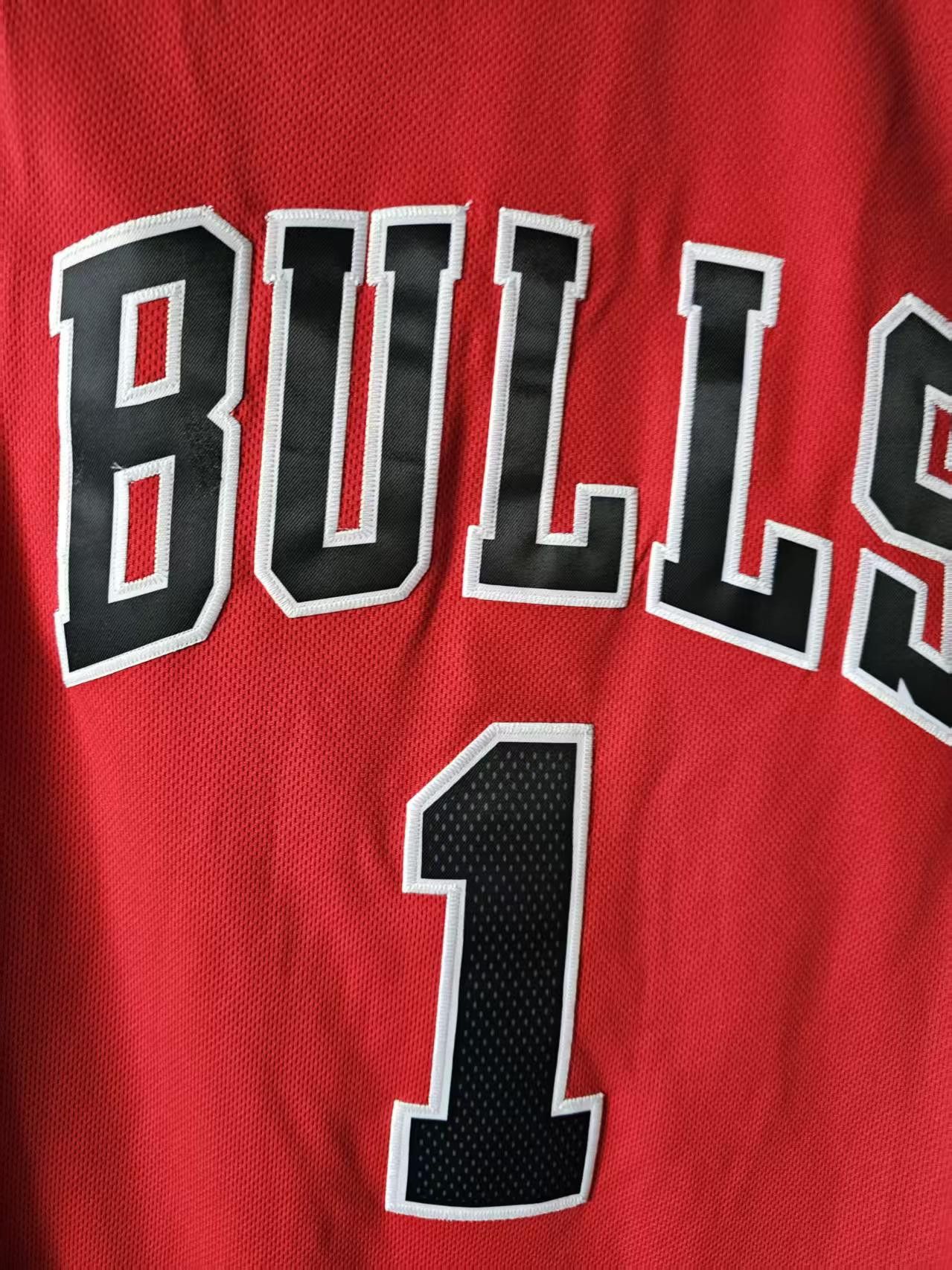 NBA Bulls 1 Derrick Rose Jersey Red Size US S / EU 44-46 / 1 - 3 Thumbnail