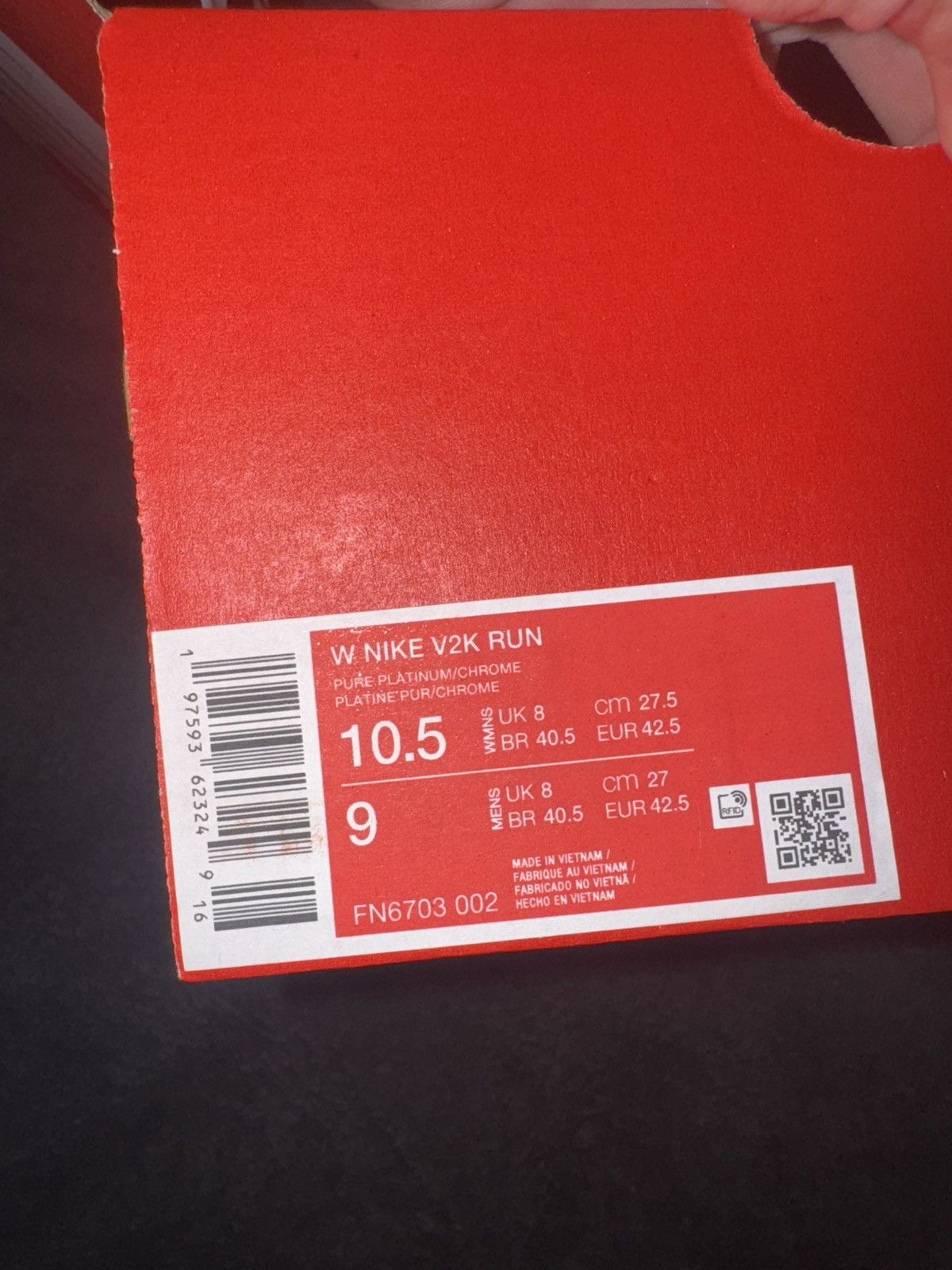 Nike W Nike V2K RUN Size US 9 / EU 42 - 10 Thumbnail