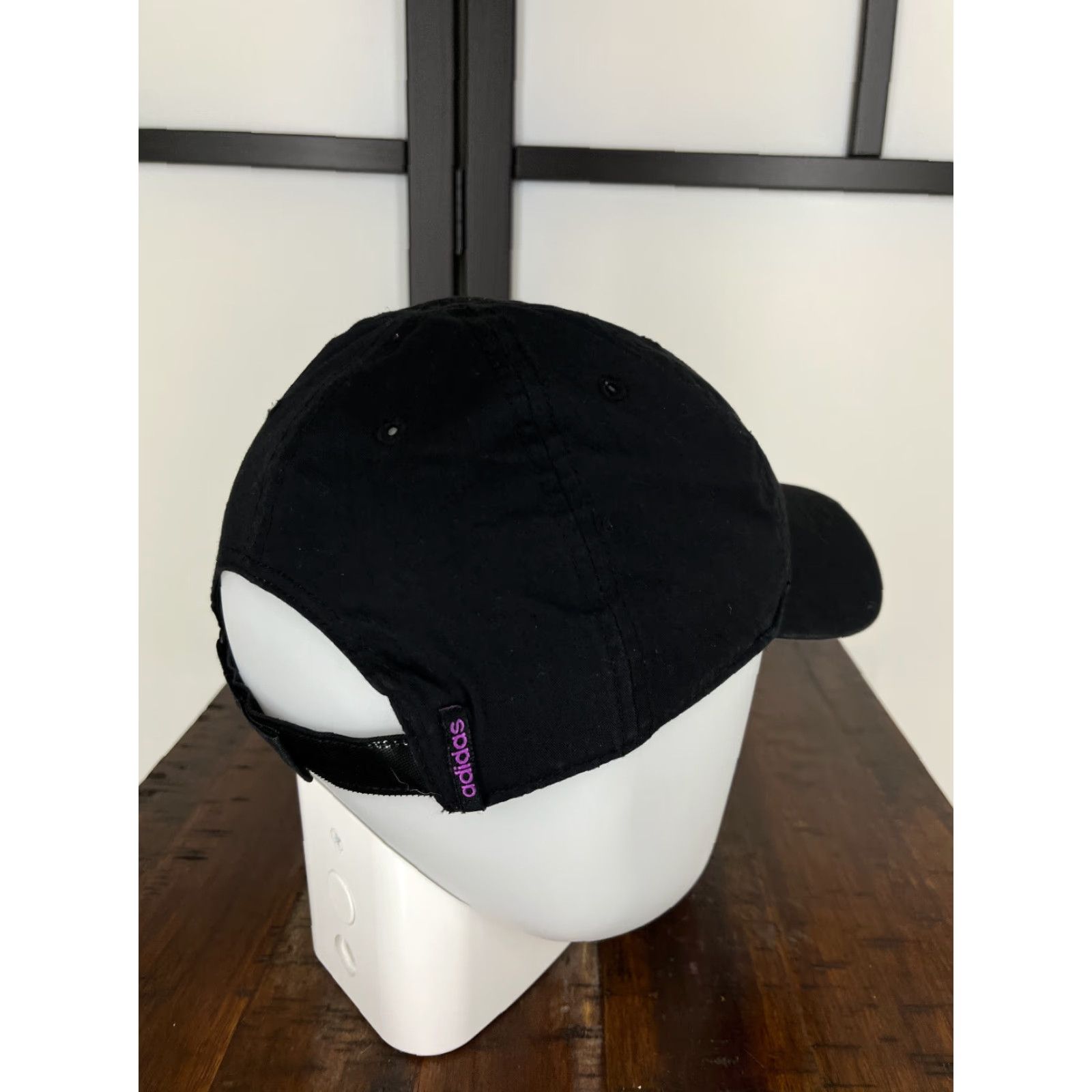 Adidas adidas Hat Cap Adjustable One Size Black Climalite Cotton Poly Golf Hat Unisex Adults Men Women Size ONE SIZE - 7 Thumbnail