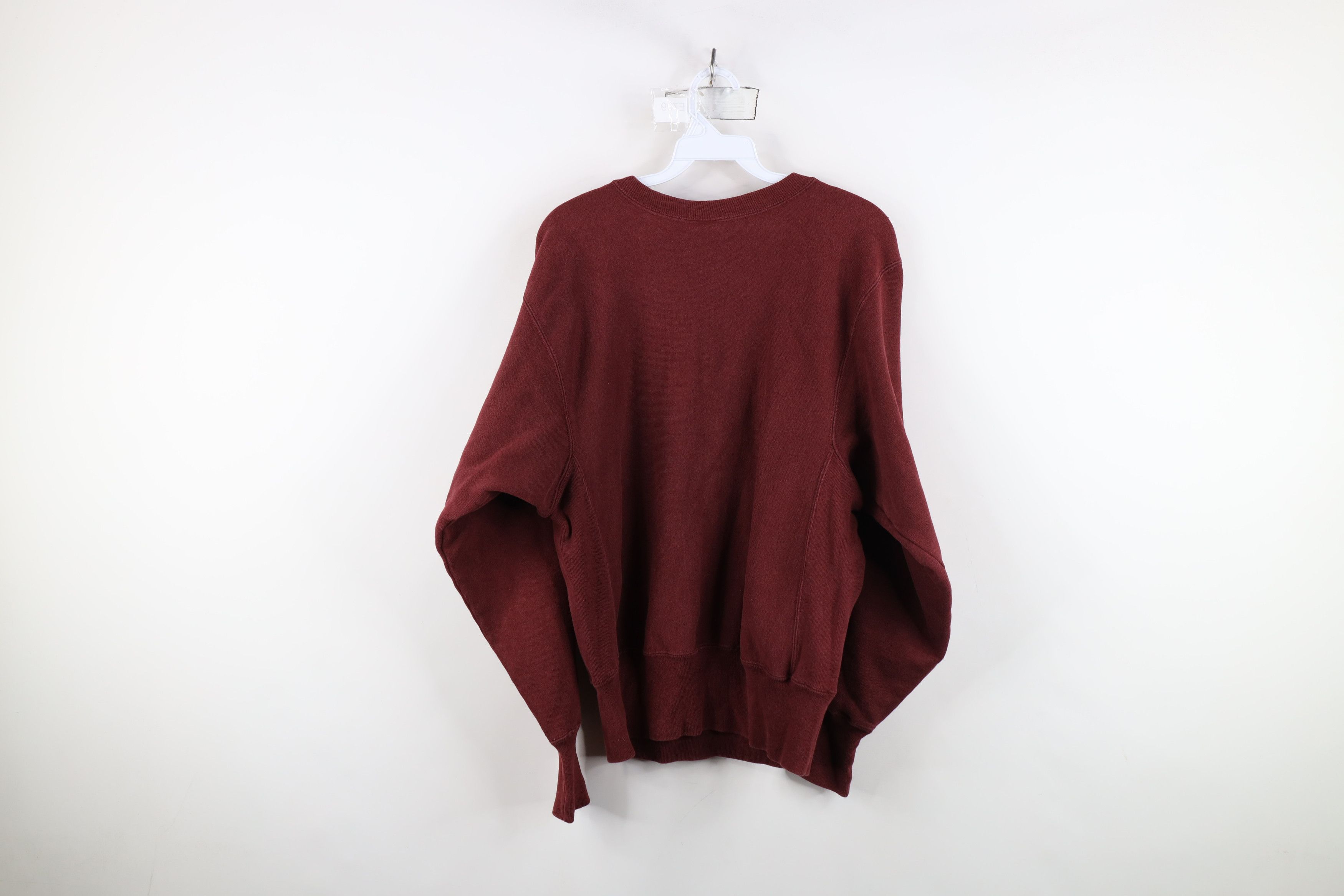 Champion Vintage 90s Champion Reverse Weave Crewneck Sweatshirt Red Size US S / EU 44-46 / 1 - 12 Thumbnail