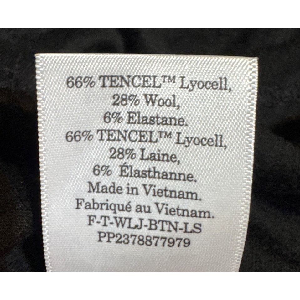 Everlane Everlane · XS · New · Button-Down Polo · Tencel/Wool · Black Size XS / US 0-2 / IT 36-38 - 7 Thumbnail