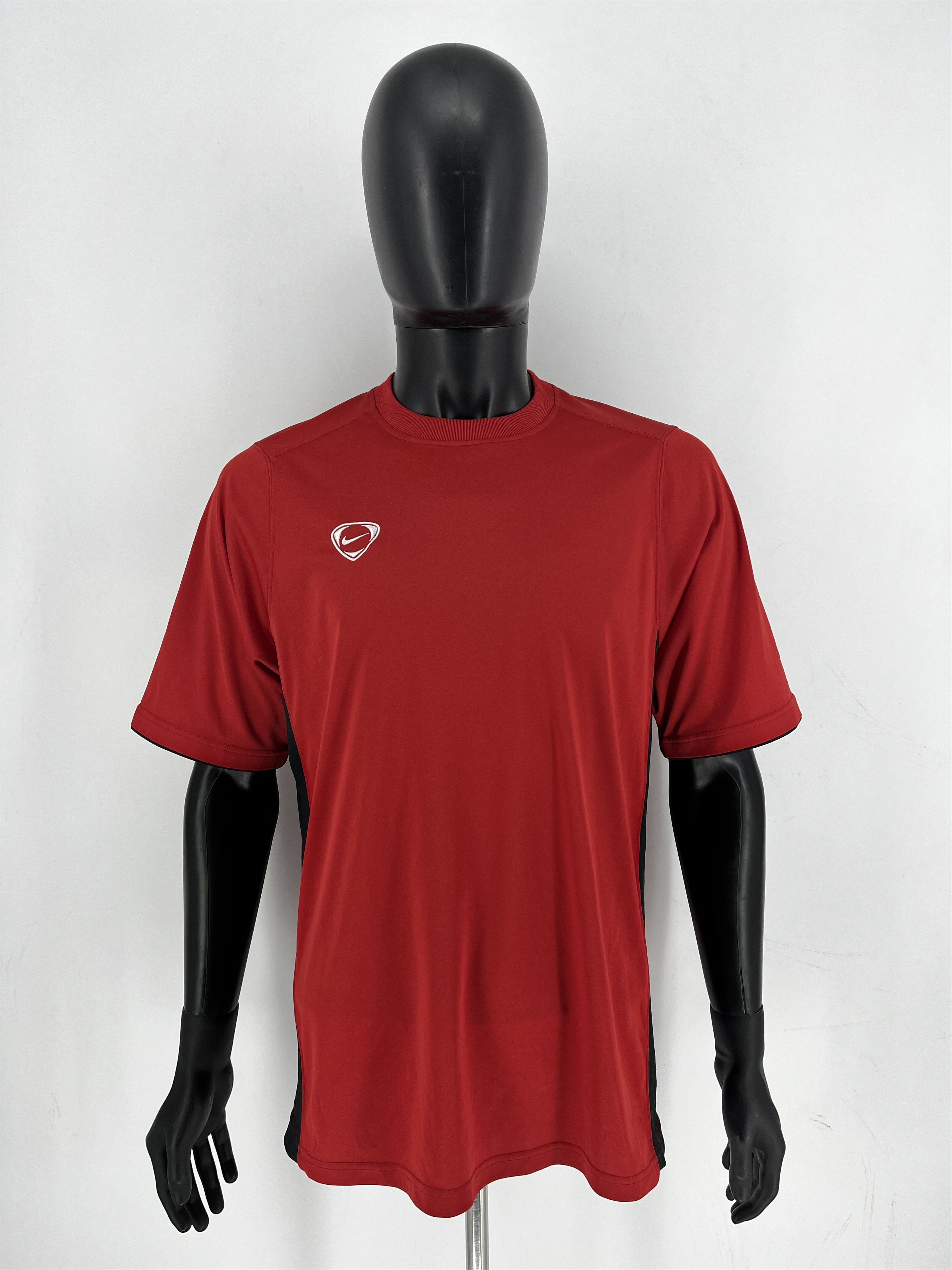 Nike Nike Red Mens Retro Swoosh Football Training Shirt L Size US L / EU 52-54 / 3 - 2 Thumbnail
