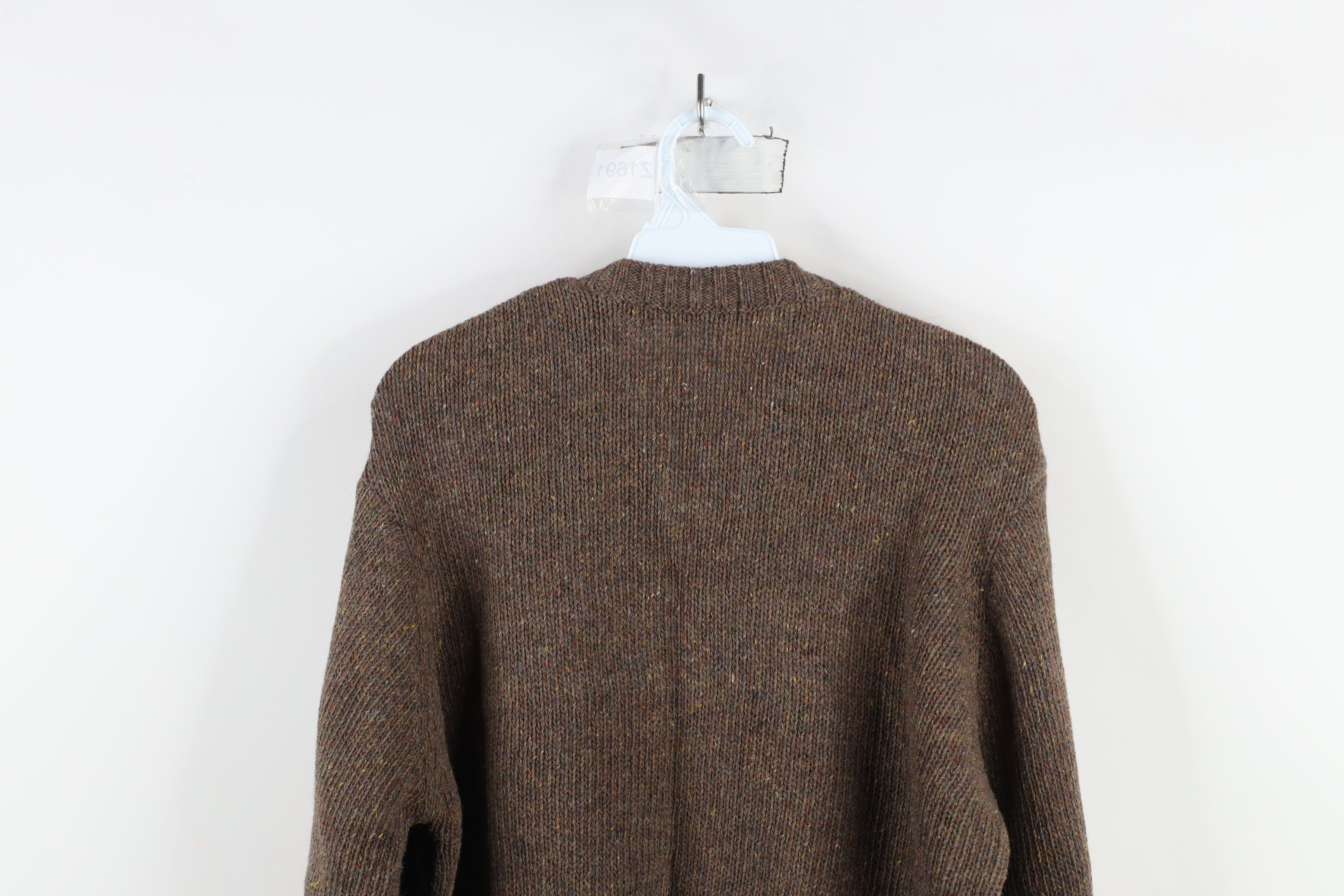 Vintage Vintage 90s Streetwear Rainbow Fleck Wool Blend Knit Sweater Size US S / EU 44-46 / 1 - 8 Thumbnail