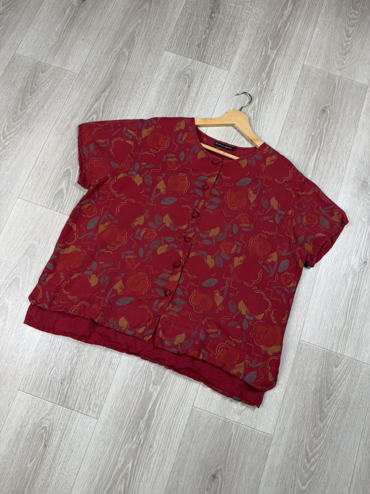 Gudrun Sjoden Gudrun Sjödén Blouse Short Sleeve Oversized Size L Size L / US 10 / IT 46 - 3 Thumbnail