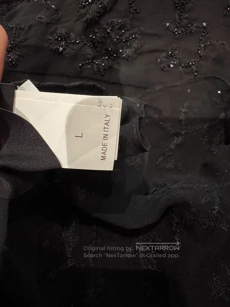 Brunello Cucinelli Brunello Cucinelli Heavy Embroidered Sequined Shirt Size L / US 10 / IT 46 - 9 Thumbnail