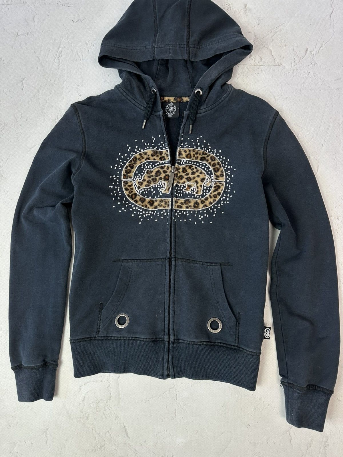 Ecko Unltd. Y2K Vintage Ecko Unltd Zip Logo Hoodie Size S / US 4 / IT 40 - 3 Thumbnail