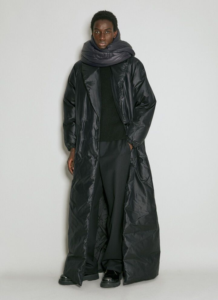 Saint Laurent Paris o1bcso1str0924 Long Down Coat in Black Size US M / EU 48-50 / 2 - 2 Thumbnail