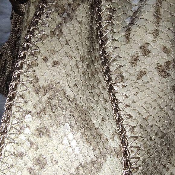 Vintage vintage Sharif snake textured handbag Size ONE SIZE - 10 Thumbnail