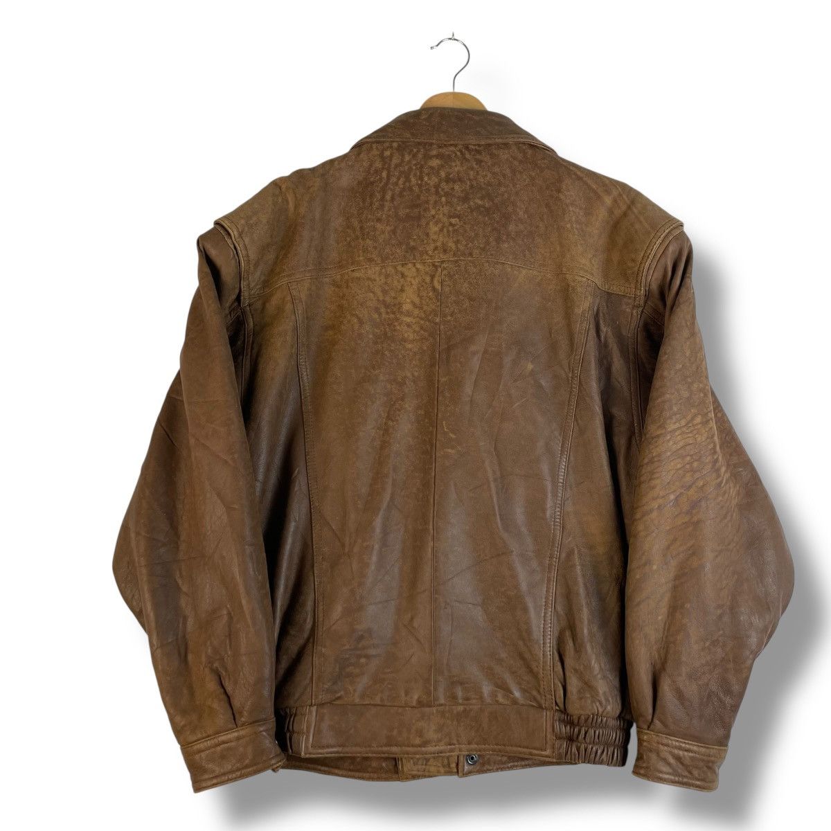 Issey Miyake VINTAGE BREAM NEW ZEALAND LAMB LEATHER JACKET Size US L / EU 52-54 / 3 - 11 Thumbnail