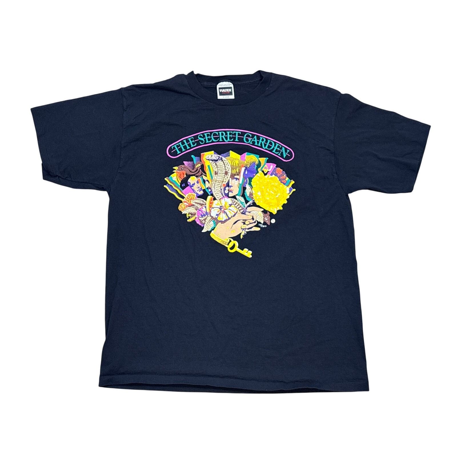 Tultex Vtg 90s The Secret Garden Shirt Size XL Single Stitch Tultex Size US XL / EU 56 / 4 - 1 Thumbnail