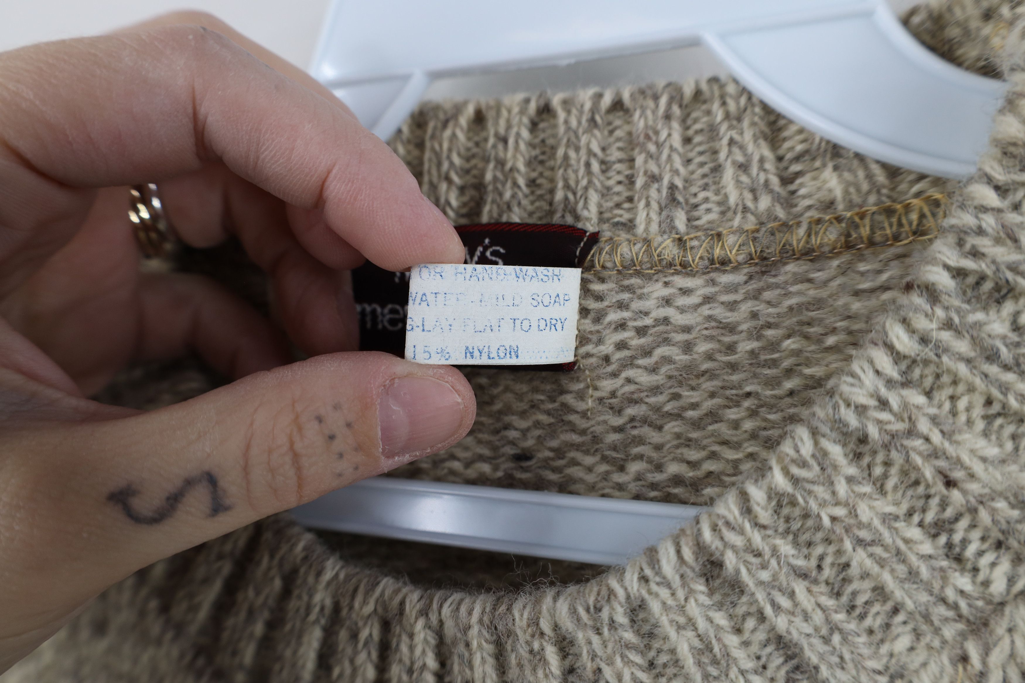 Vintage Deadstock Vintage 60s 70s Macys Knit Crewneck Sweater USA Size US XL / EU 56 / 4 - 7 Thumbnail