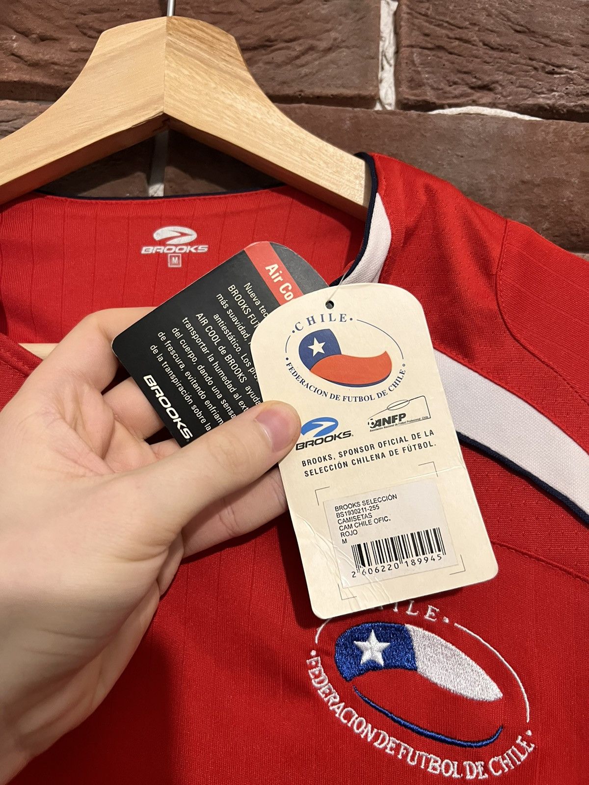 Brooks Rare 00s Brooks Chile 2007/08 Soccer Jersey Football Fifa Size US M / EU 48-50 / 2 - 5 Thumbnail