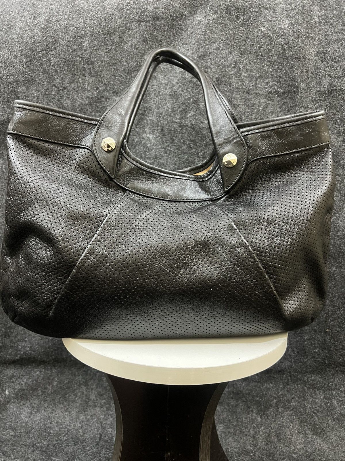 Emporio Armani Emporio Armani Leather Tote Bag Size ONE SIZE - 4 Thumbnail