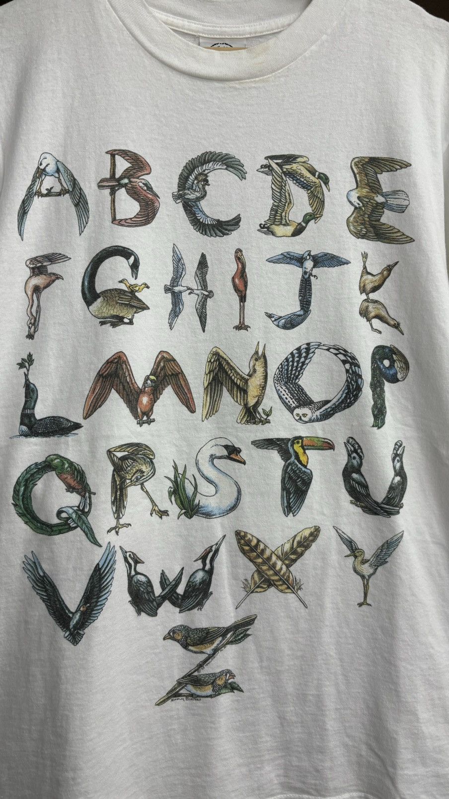 Vintage RARE! Vintage 90’s Art Animal Tee Alphabet Size US L / EU 52-54 / 3 - 4 Thumbnail